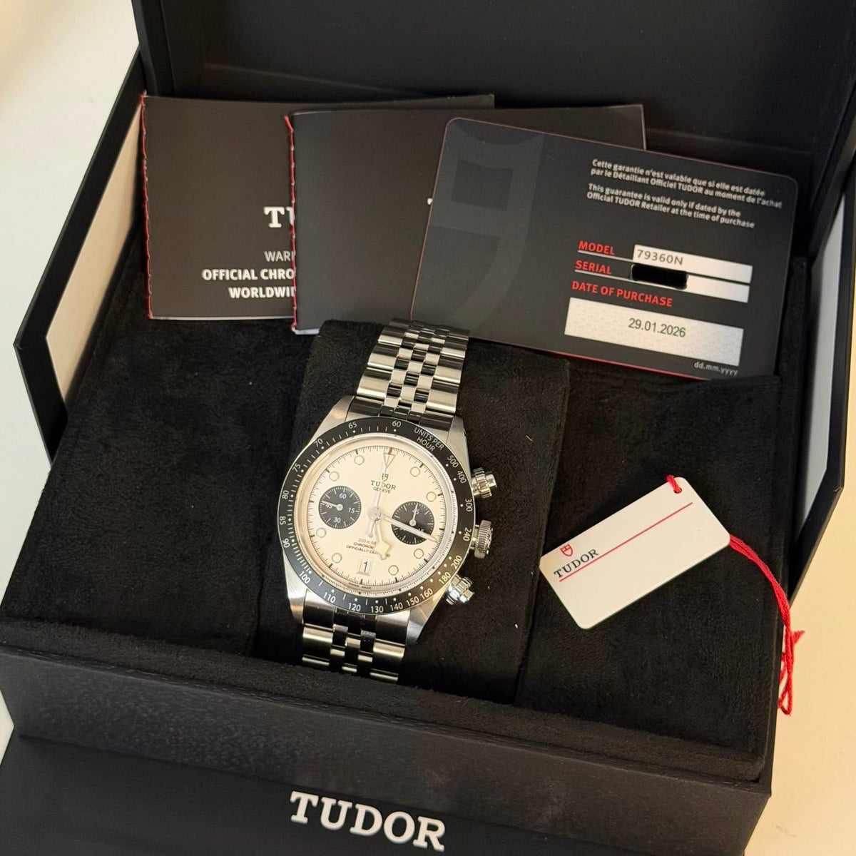 NEW Tudor Black Bay Chronograph Panda Jub 79360N