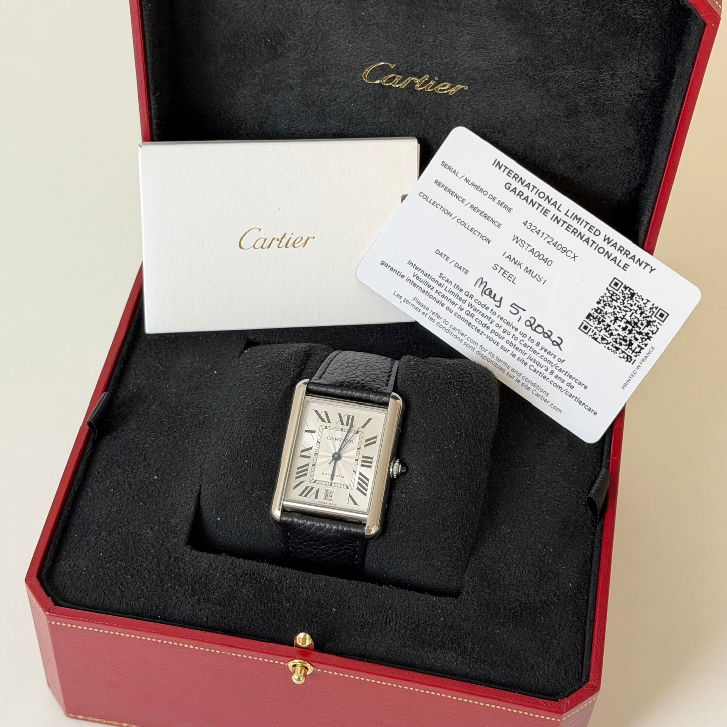 Cartier Tank Must XL WSTA0040