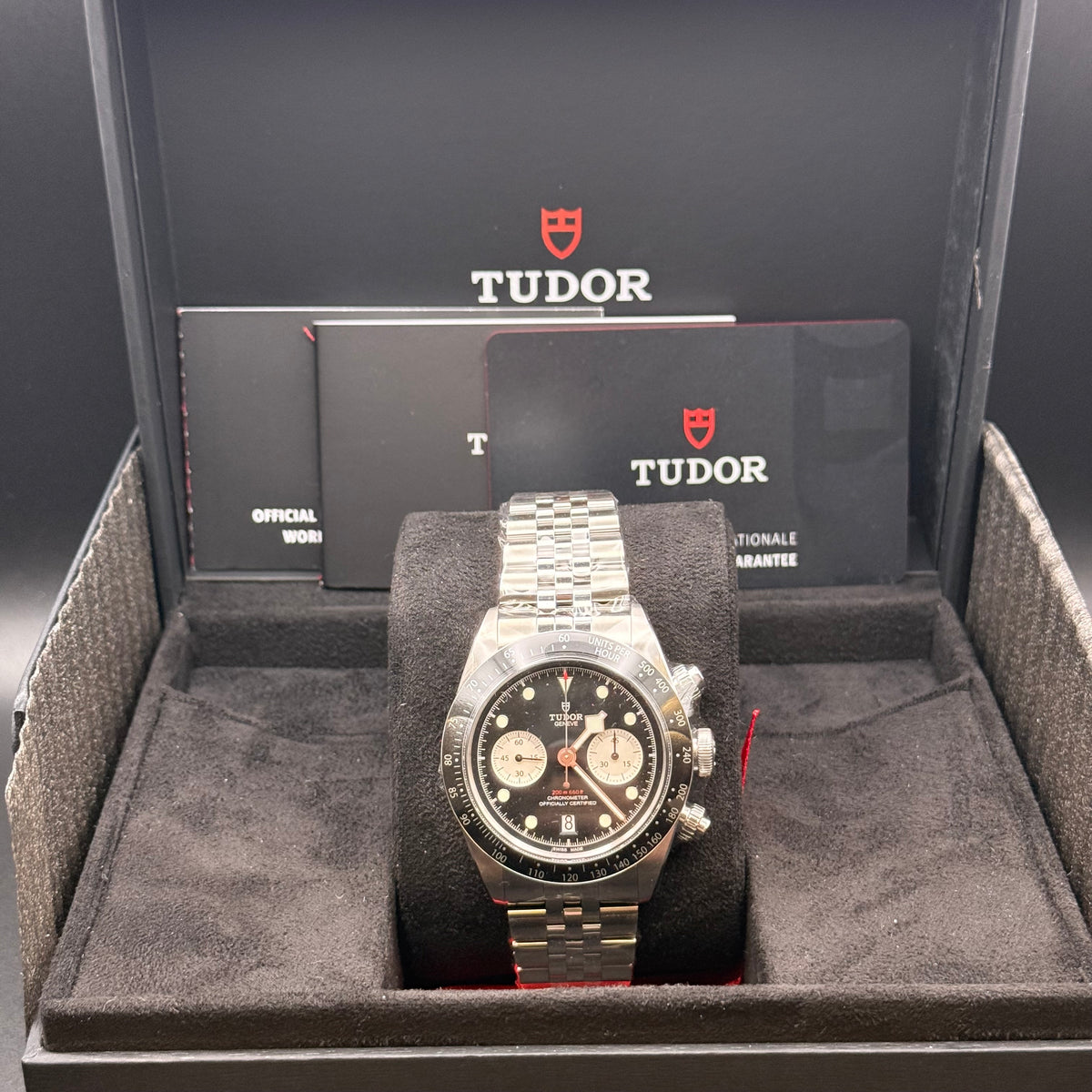 NEW Tudor Black Bay Chrono Reverse Panda 79360N
