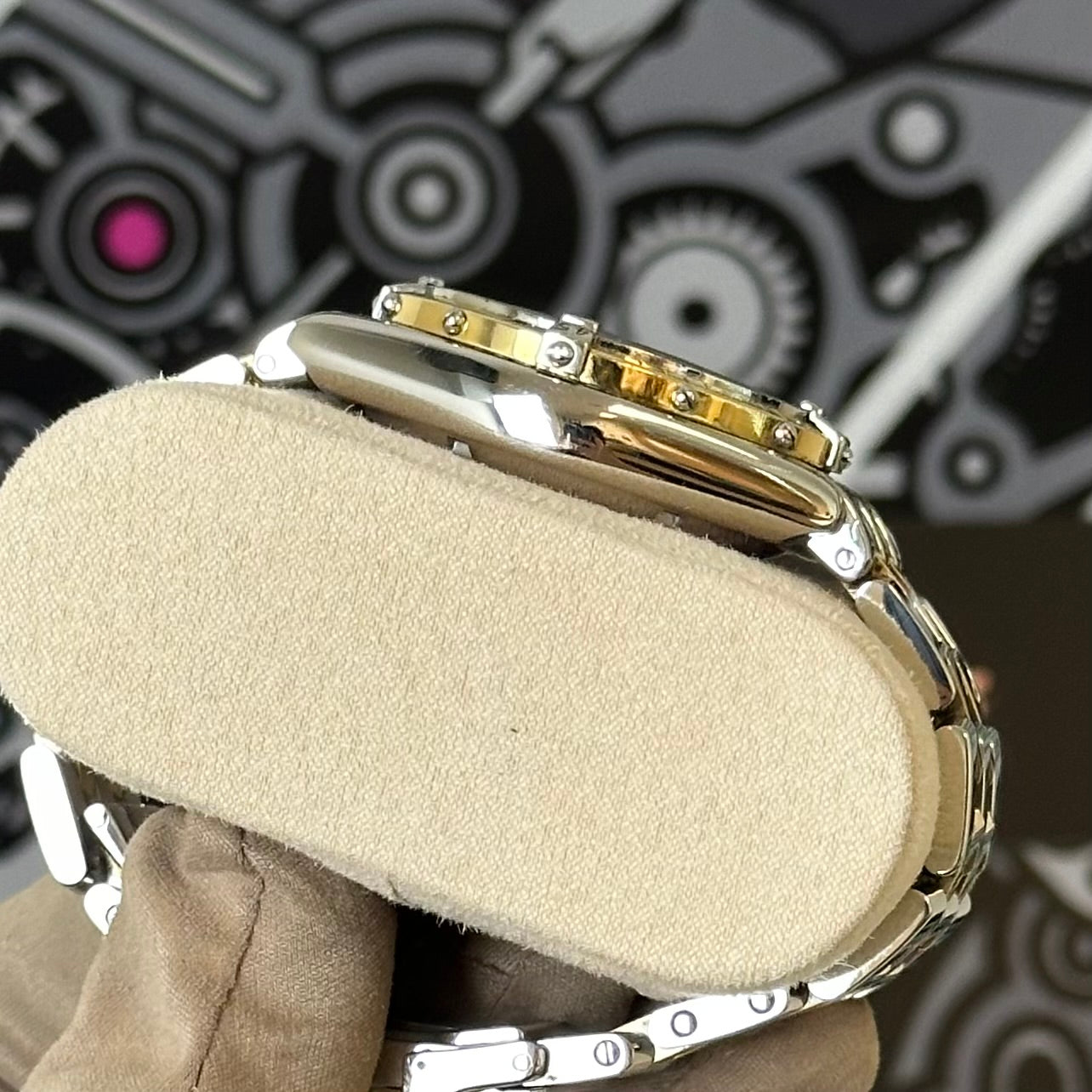 Breitling Chronomat Steel 18K Yellow Gold D13048