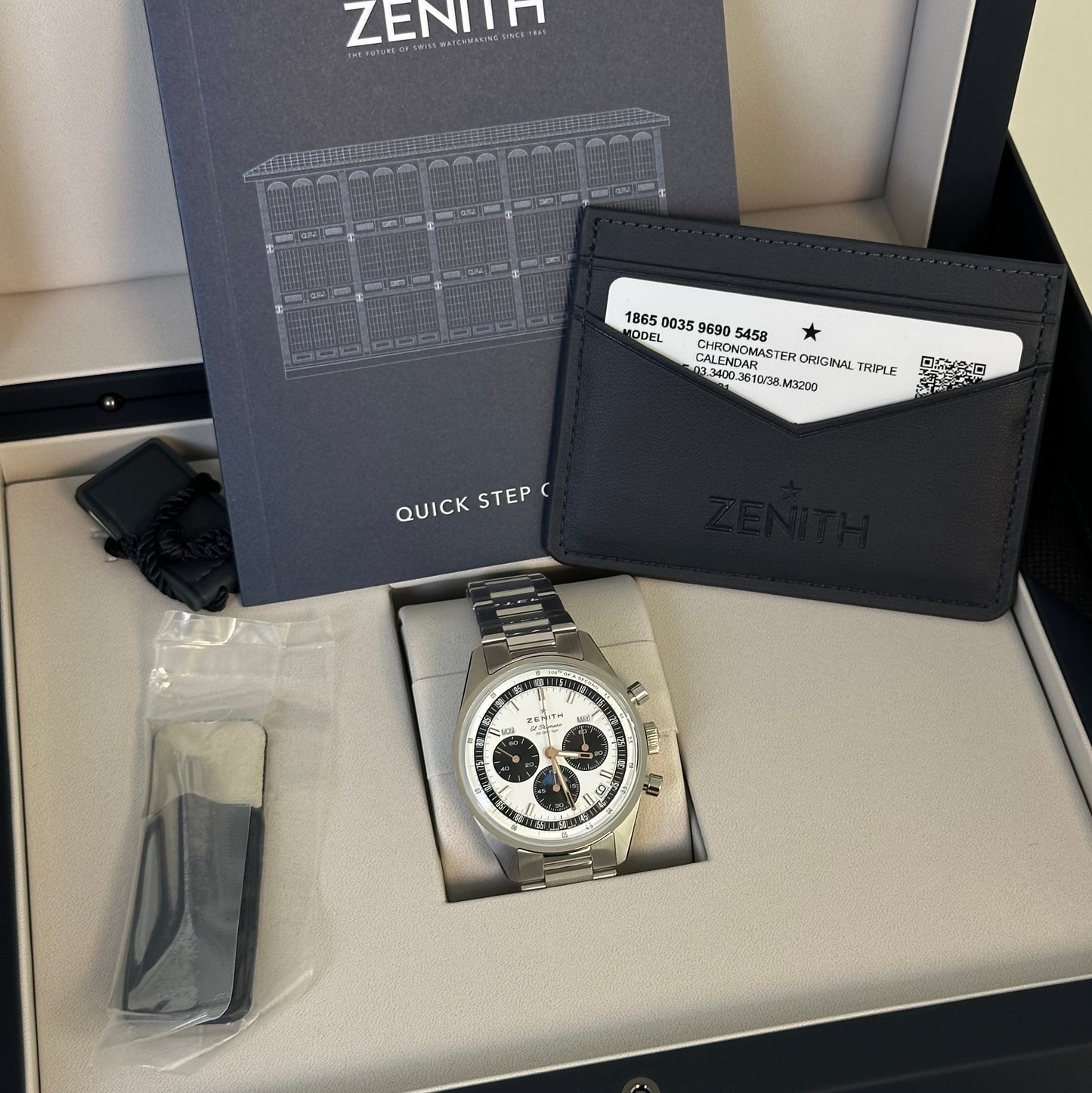NEW Zenith Chronomaster Original Triple Calendar 03.3400.3610/38.M3200