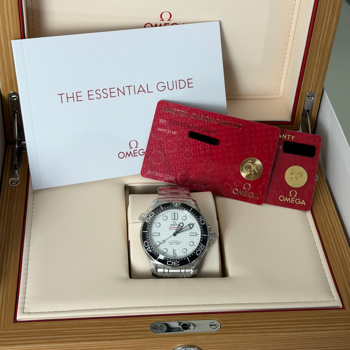 NEW Omega Seamaster SMP White Dial 210.30.42.20.04.001