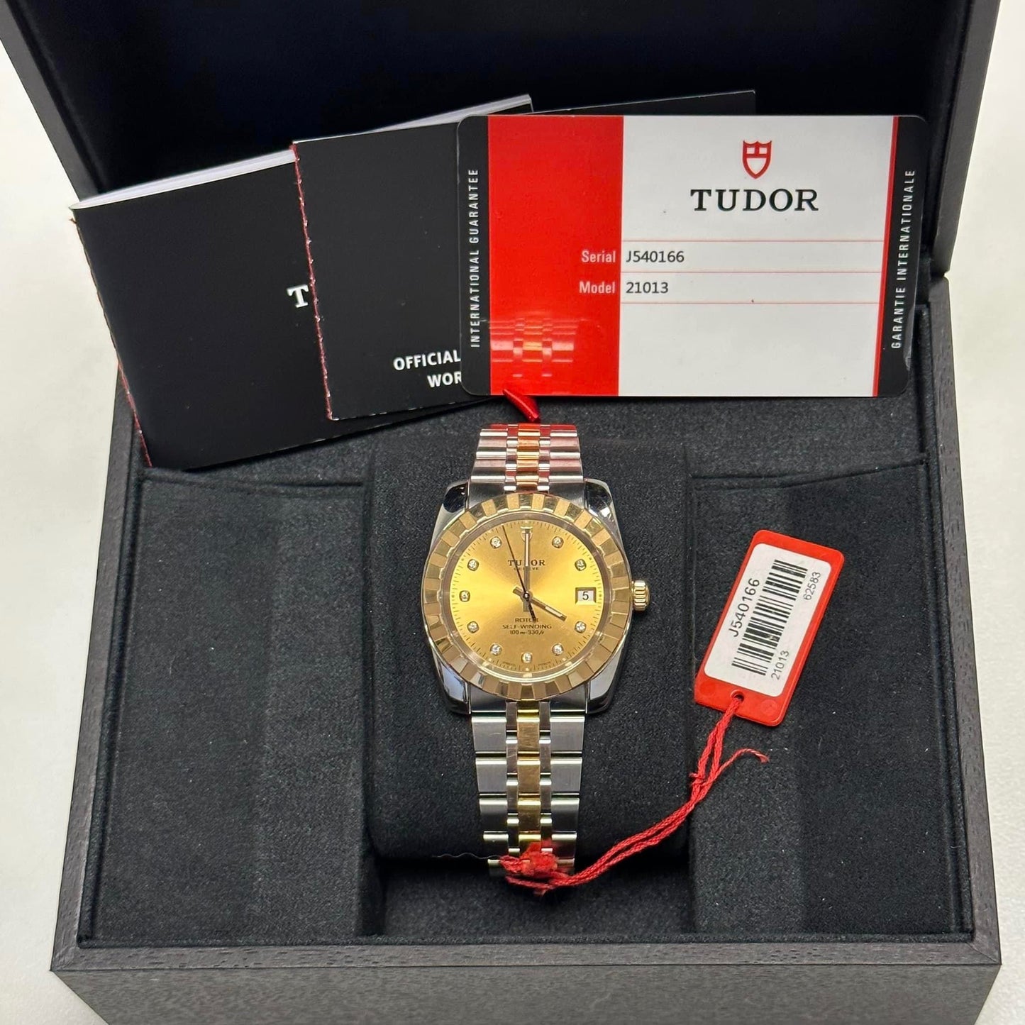 Tudor Classic Gold Diamond Dial 21013