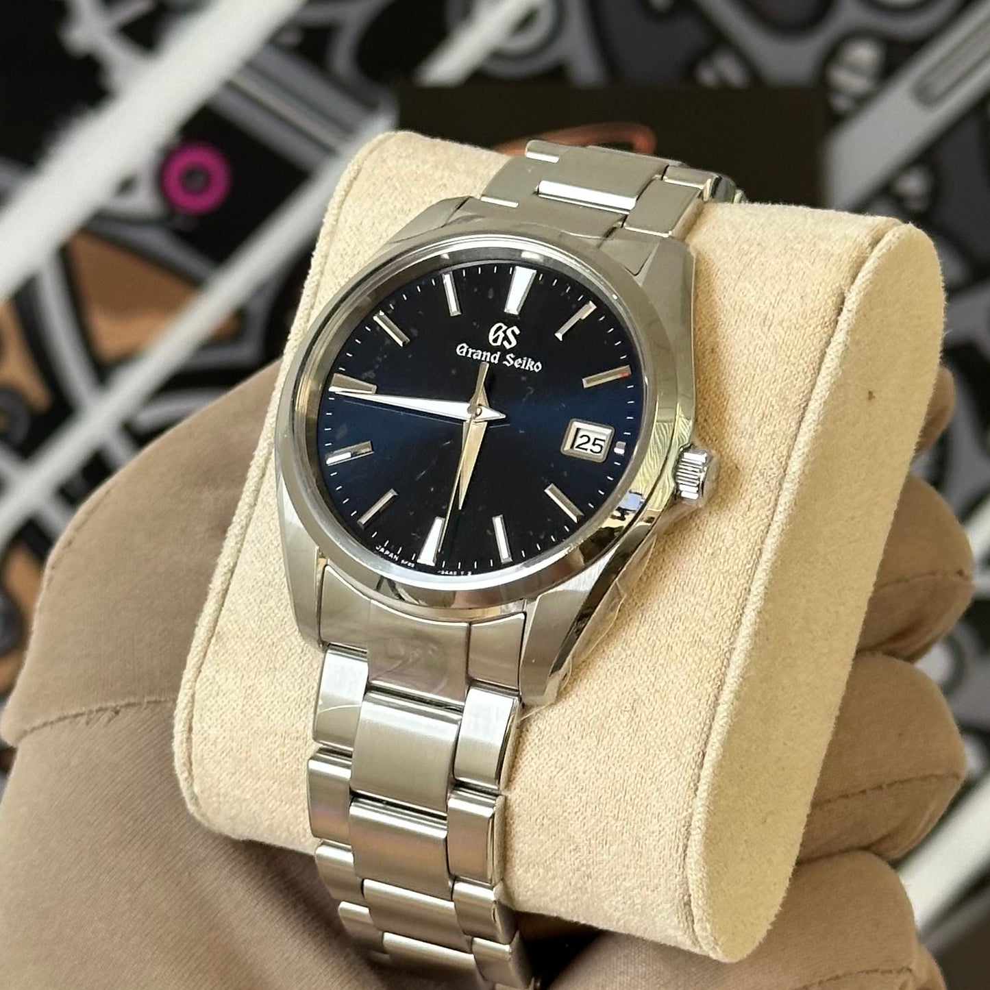 NEW Grand Seiko Heritage Blue Dial SBGP013