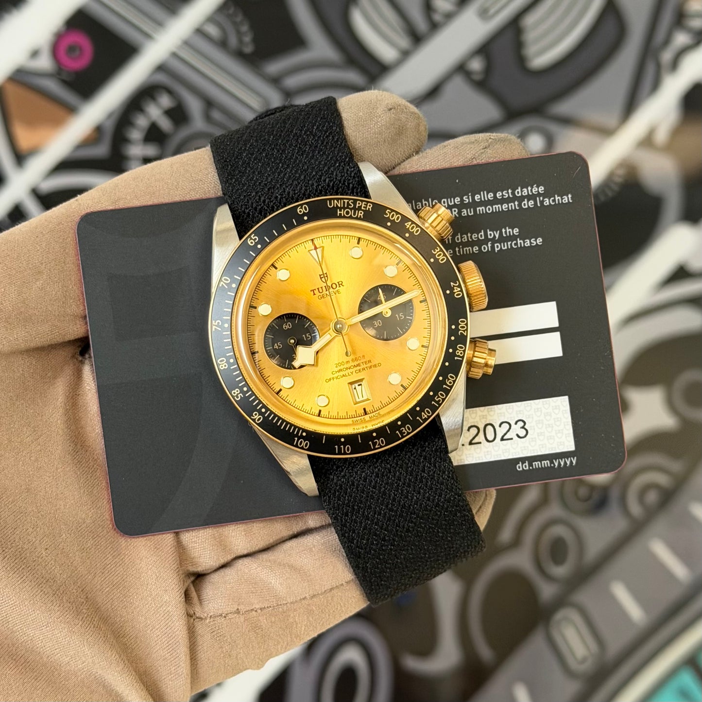 Tudor Black Bay S&G Chrono Nato 79363N