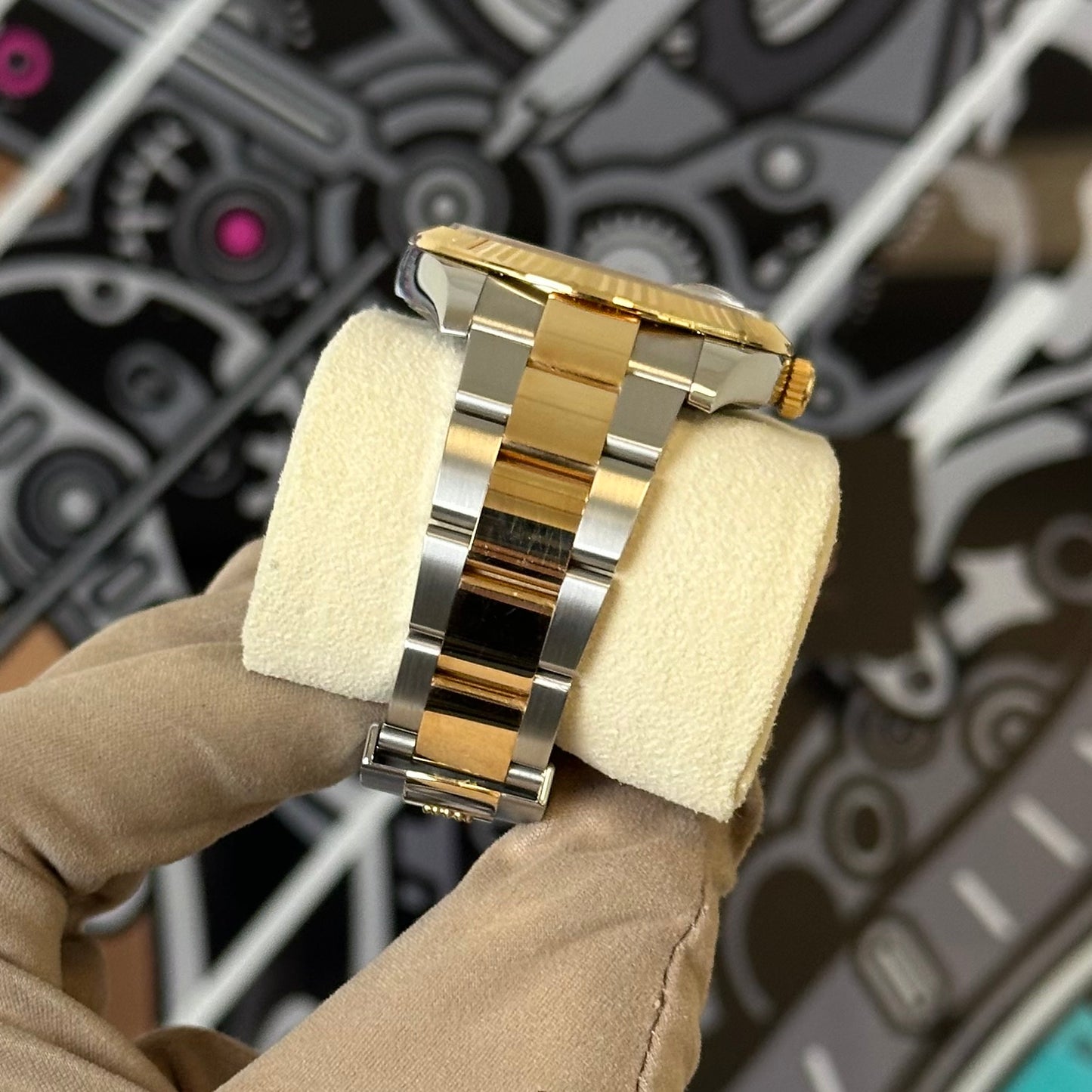 Rolex DJ41 Two Tone Fluted Wimbledon 126333