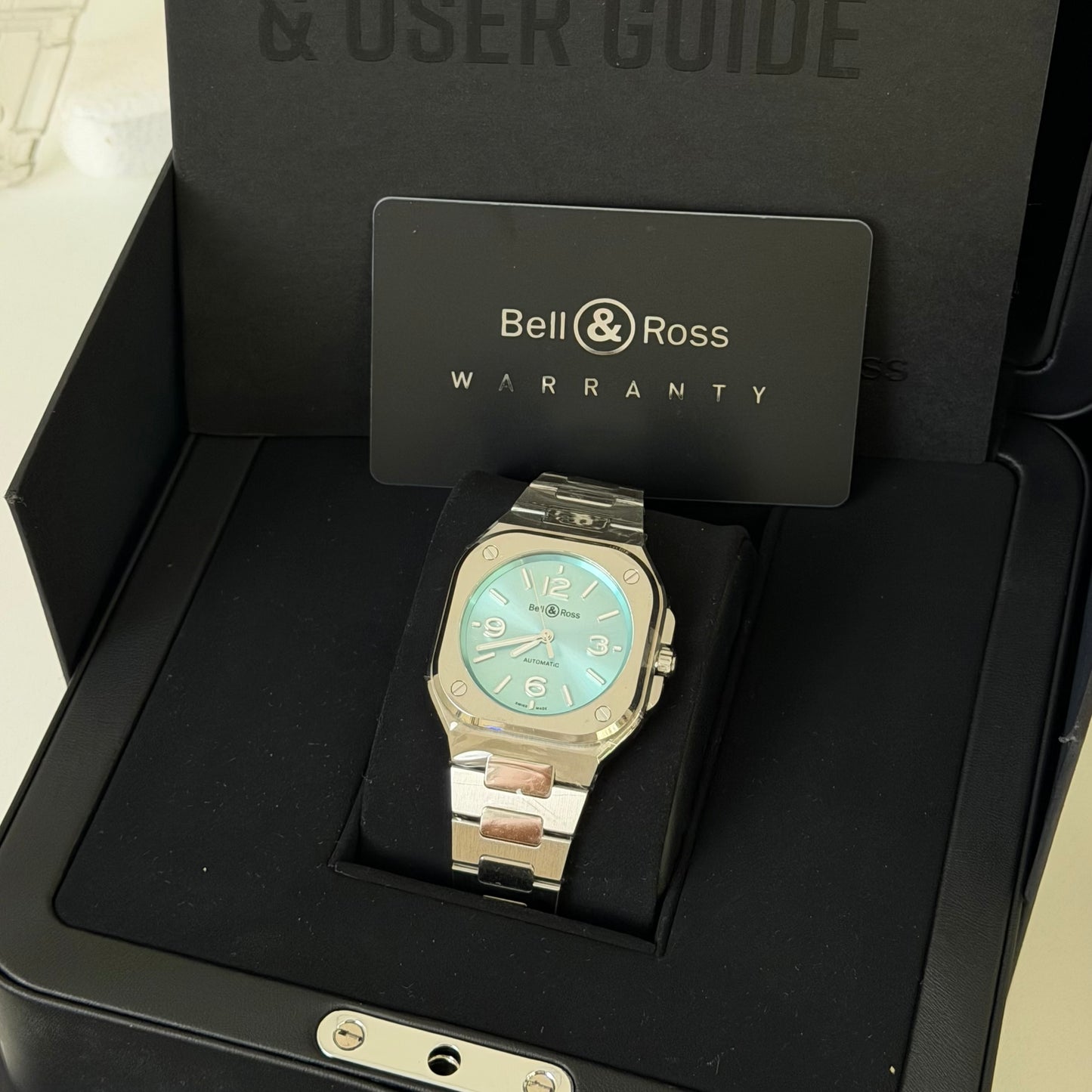 B&R BR-05 Ice Blue Steel BR05A-S-BU-ST/SST