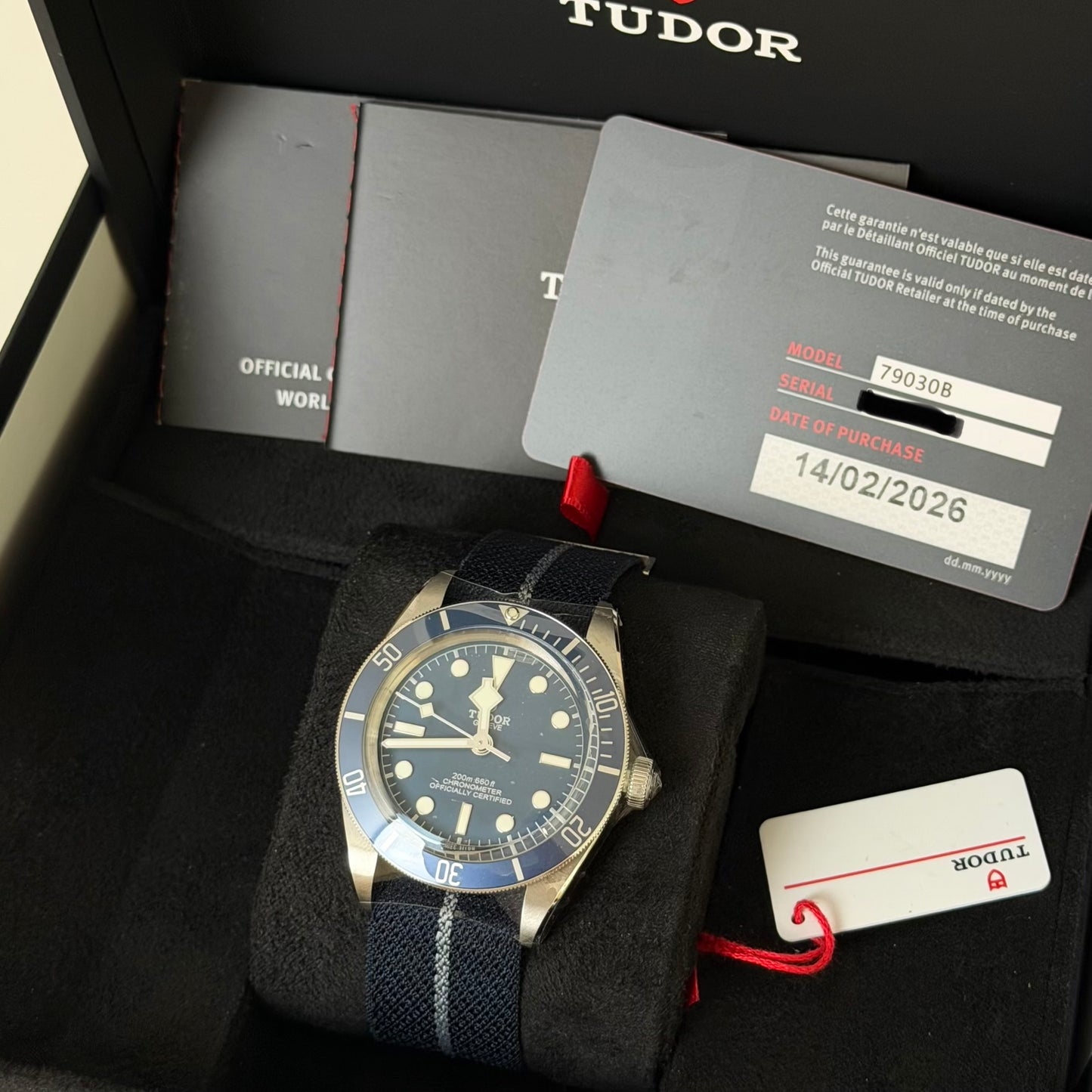 NEW Tudor Black Bay BB58 Blue Nato 79030B