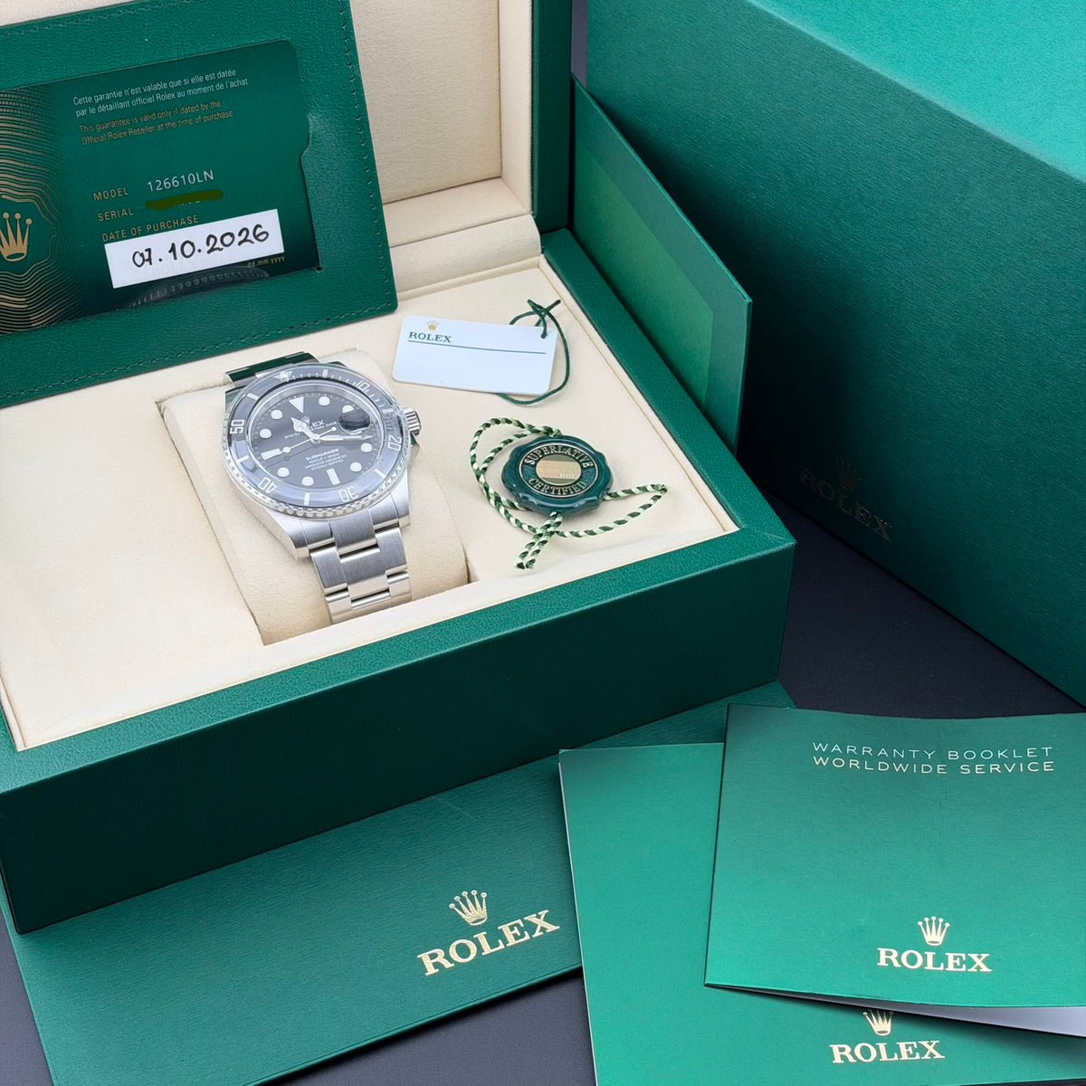 NEW Rolex Submariner Date 126610LN