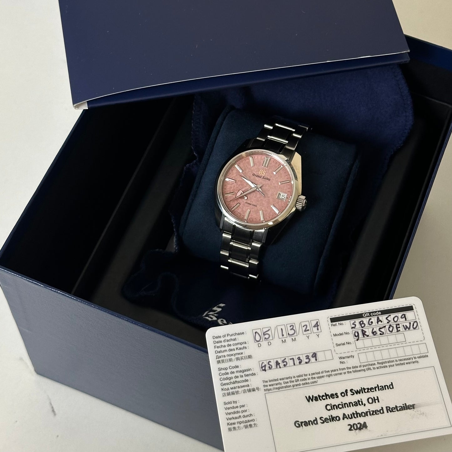 Grand Seiko Kirazuri SBGA509