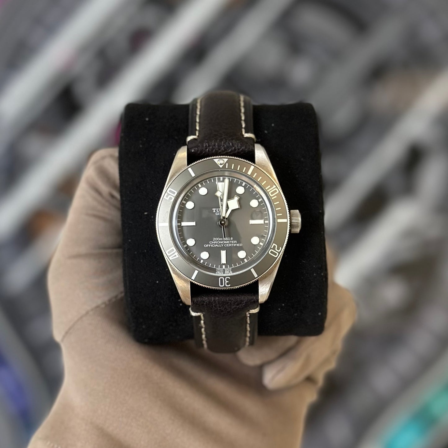 Tudor Black Bay 58 Silver Nato Model 79010SG