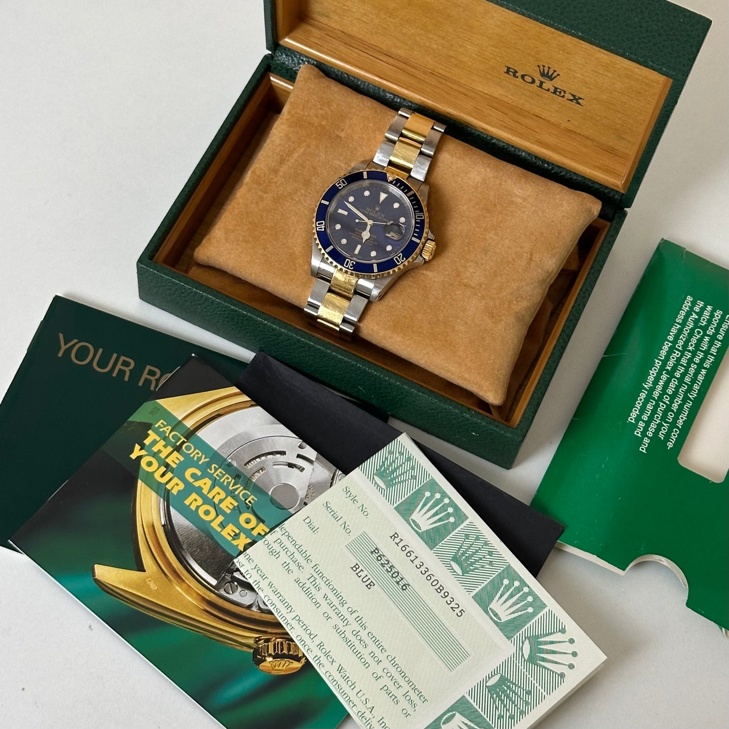 Rolex Submariner Bluesy 16613