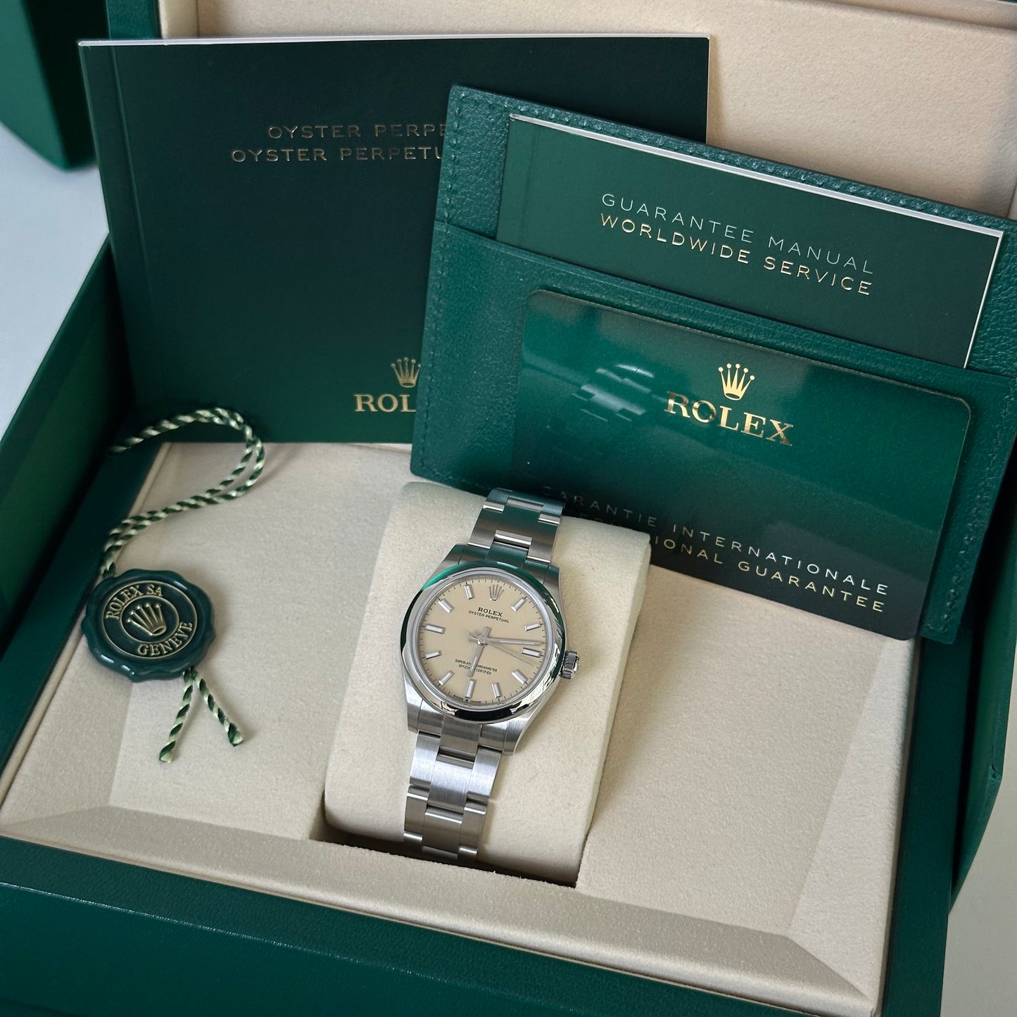 NEW Rolex OP31 Beige 277200