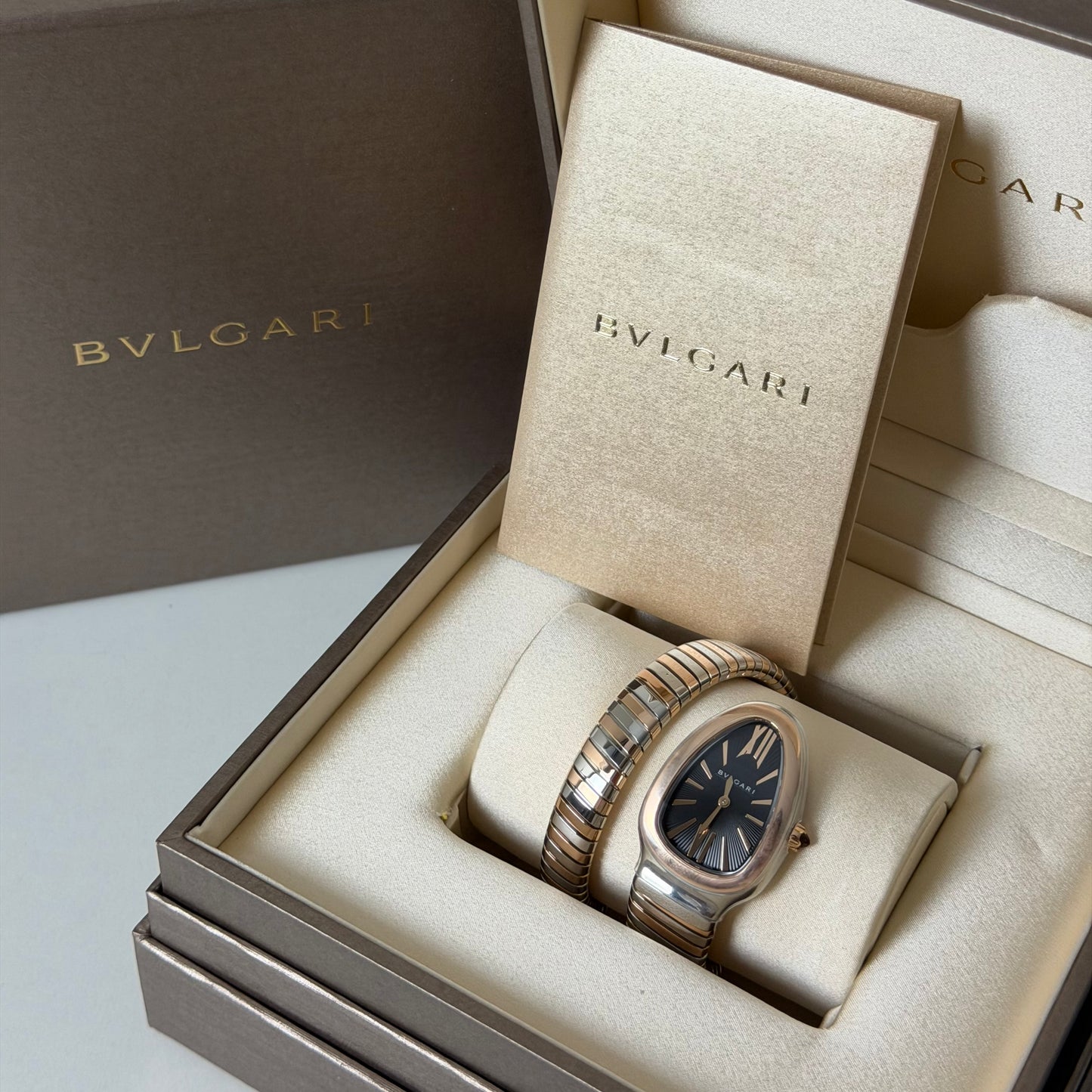 NEW Bvlgari Serpenti Tubogas 18K Rose Gold 102123