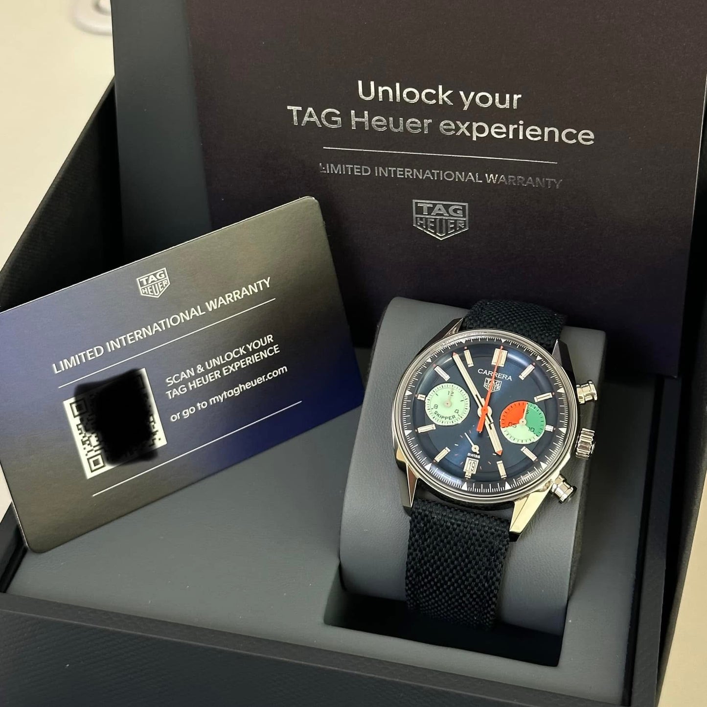 NEW Tag Carrera Chronograph Skipper CBS2213.FN6002