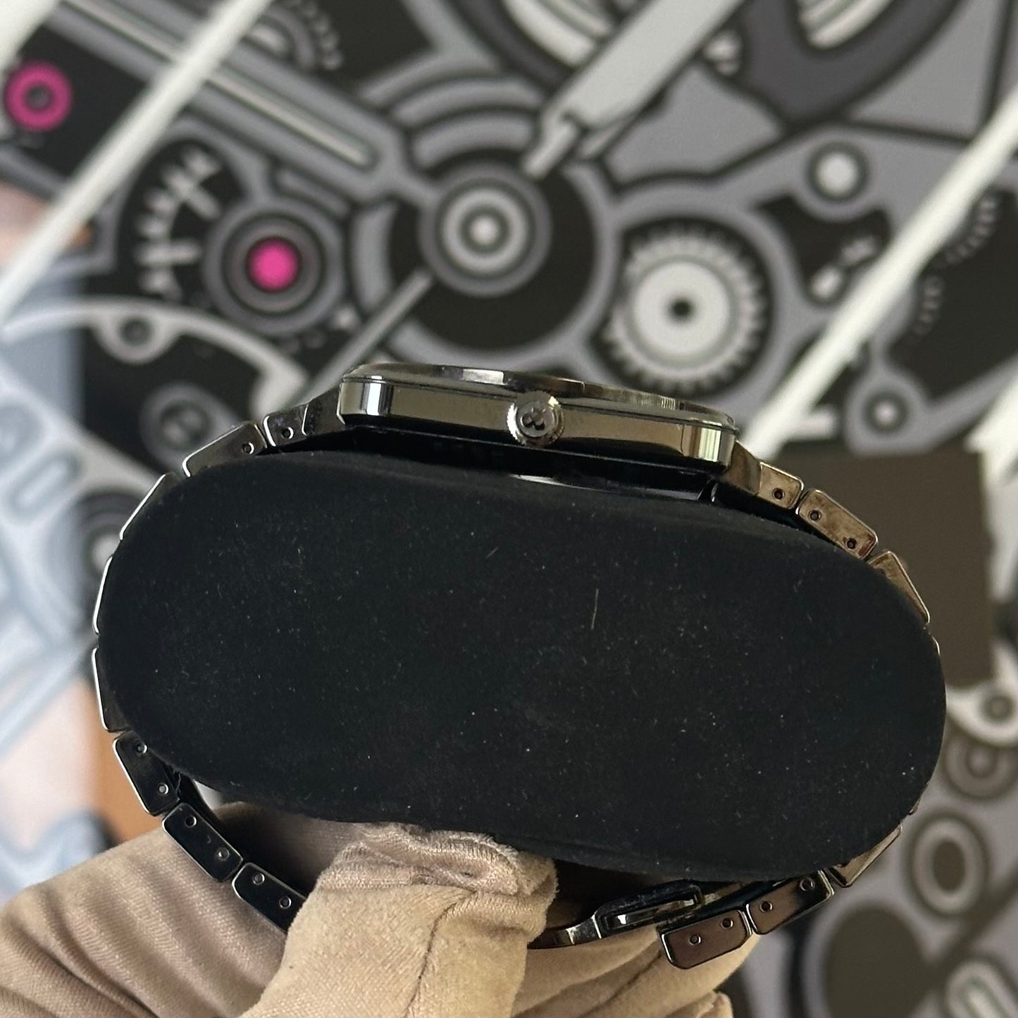 Bell & Ross S Phantom Quartz Ceramic Black Diamond BRS-98-PBCD-00908