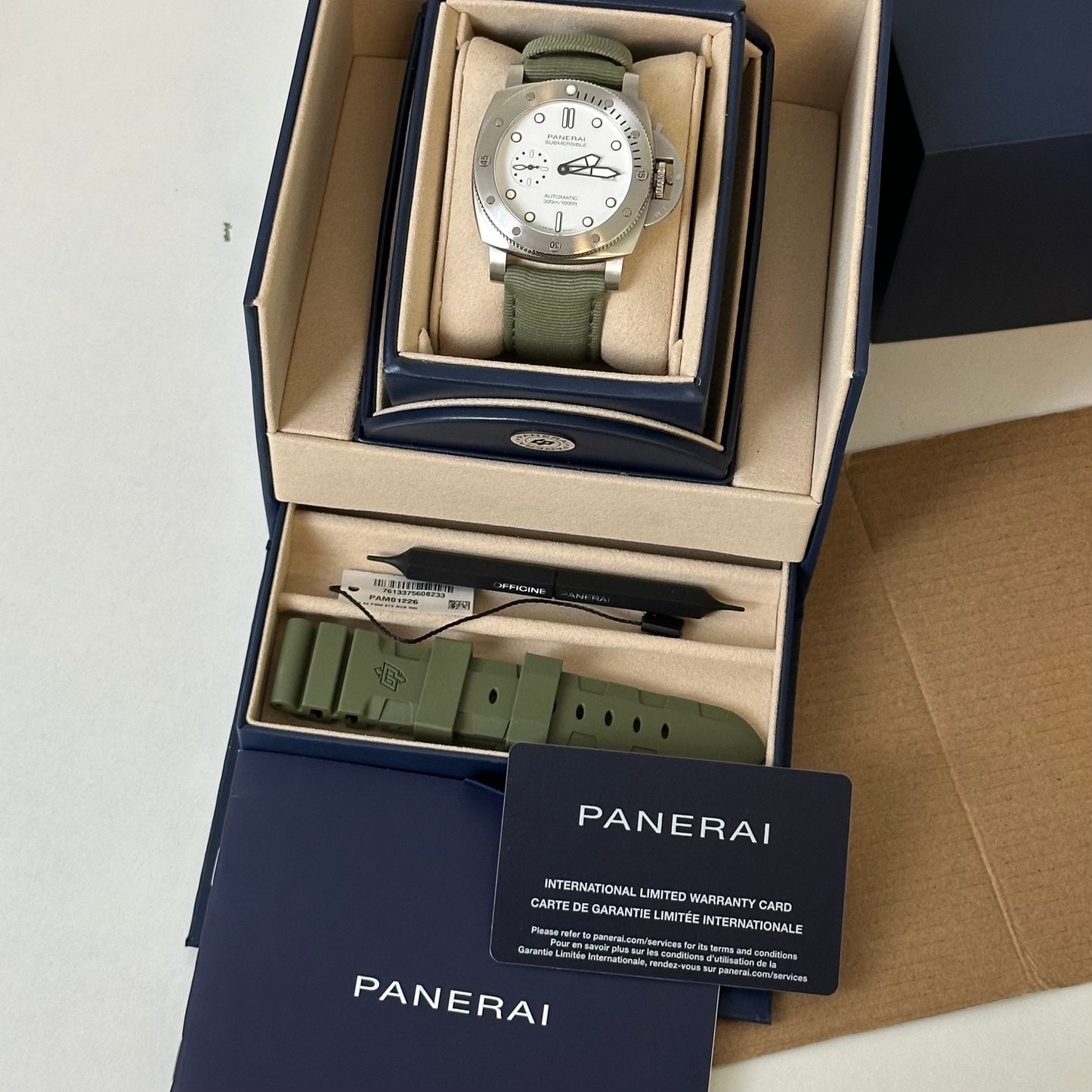 Panerai Submersible White Dial PAM01226