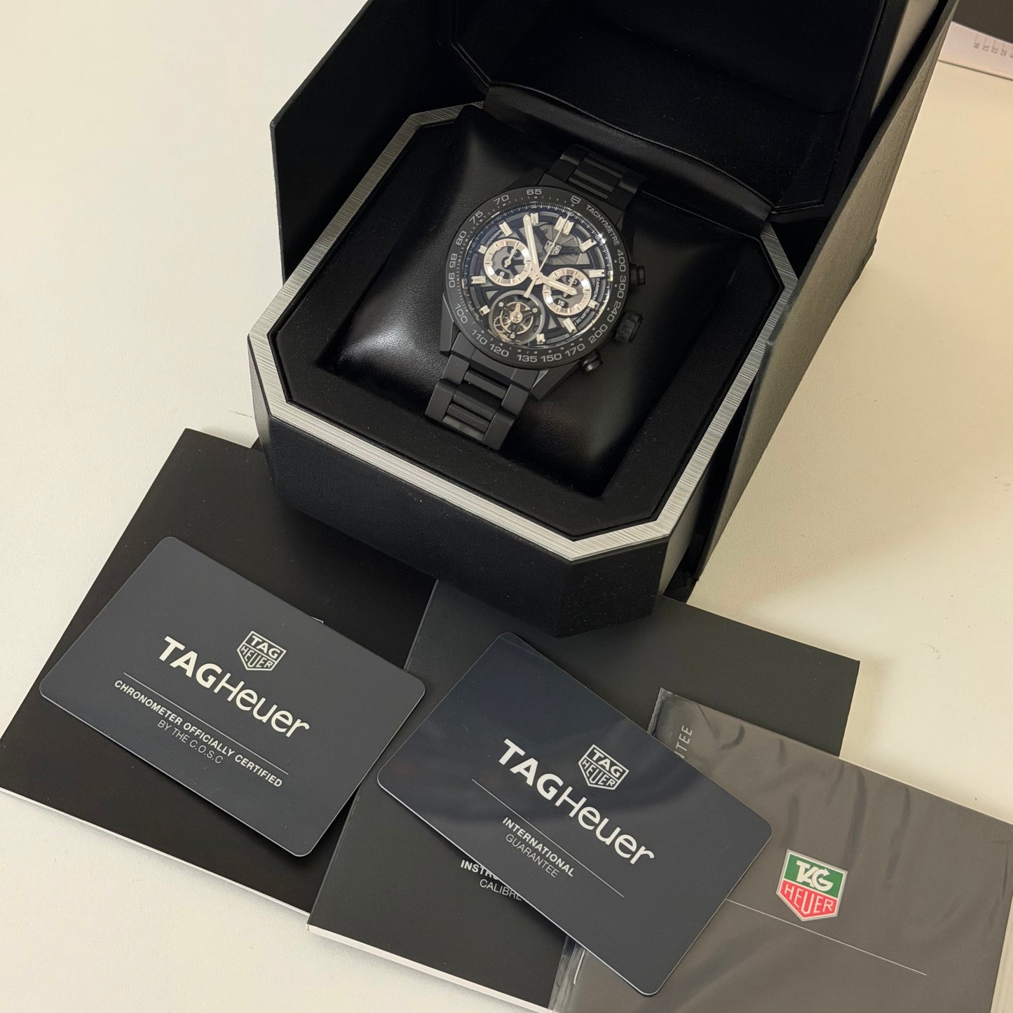 Tag Tourbillon Skeleton Ceramic CAR5A90