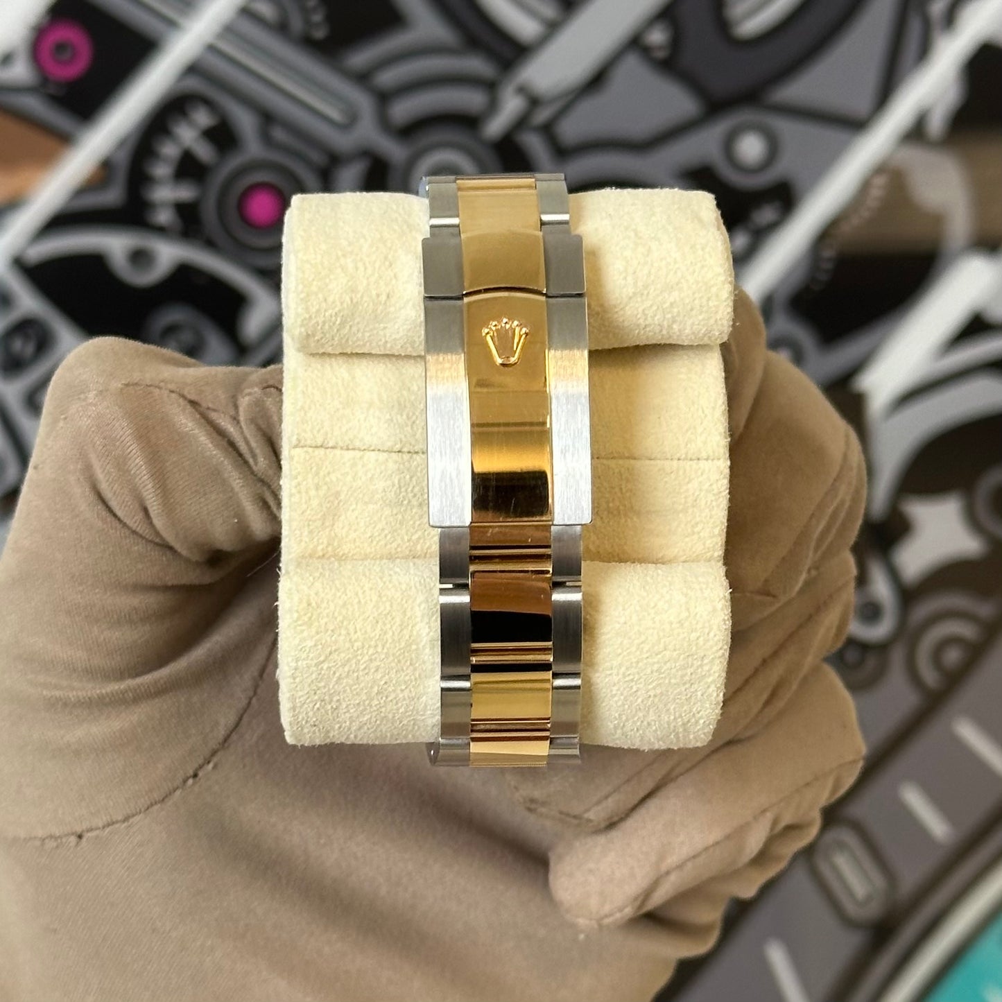 Rolex DJ41 Two Tone Fluted Wimbledon 126333