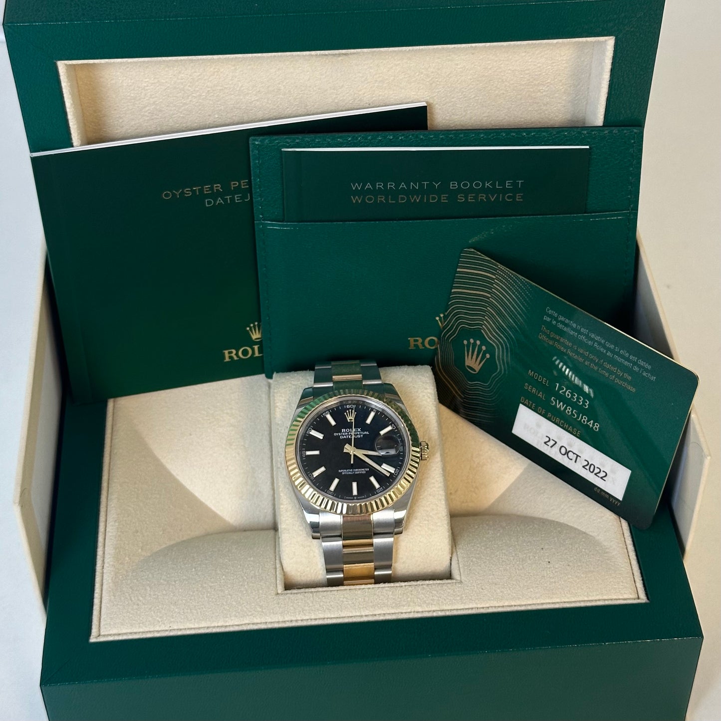 Rolex Two Tone DJ41 126333