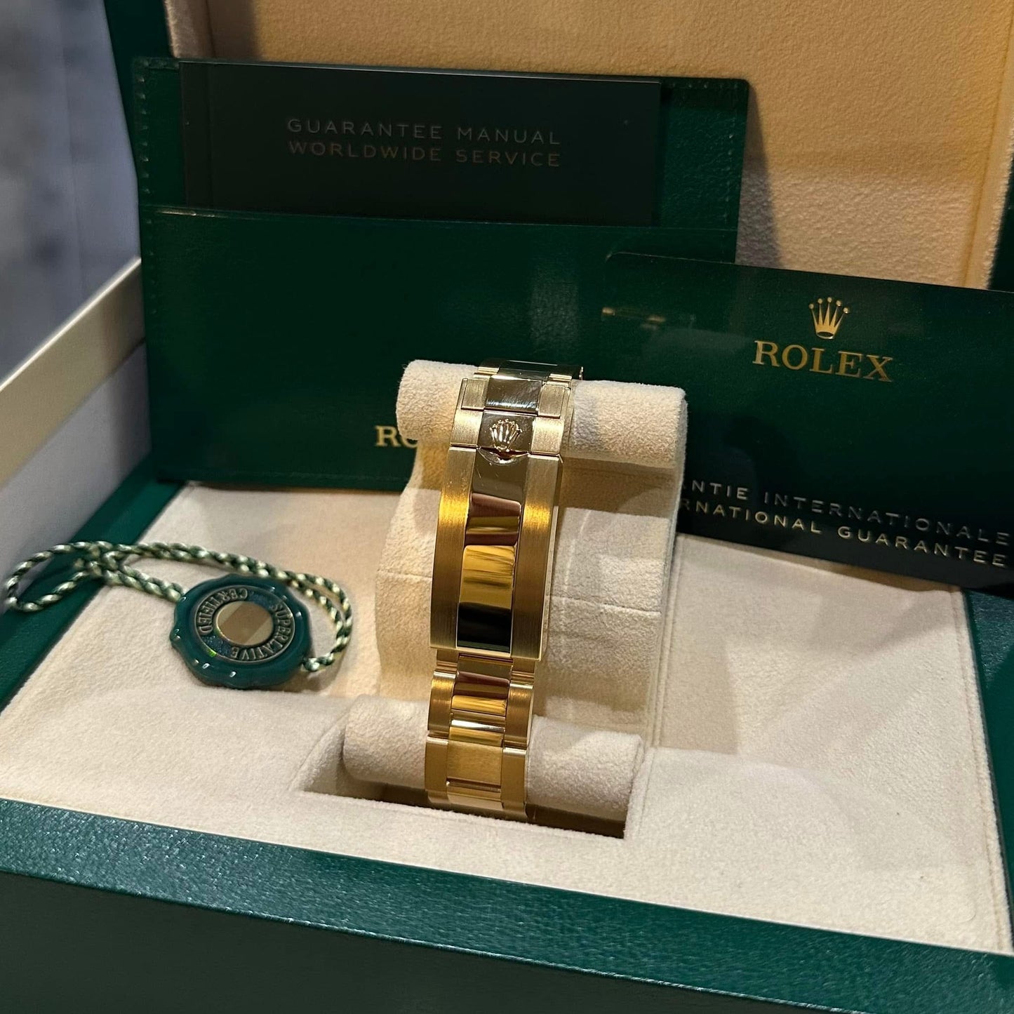 Rolex Gold Submariner Blue Dial 126618LB