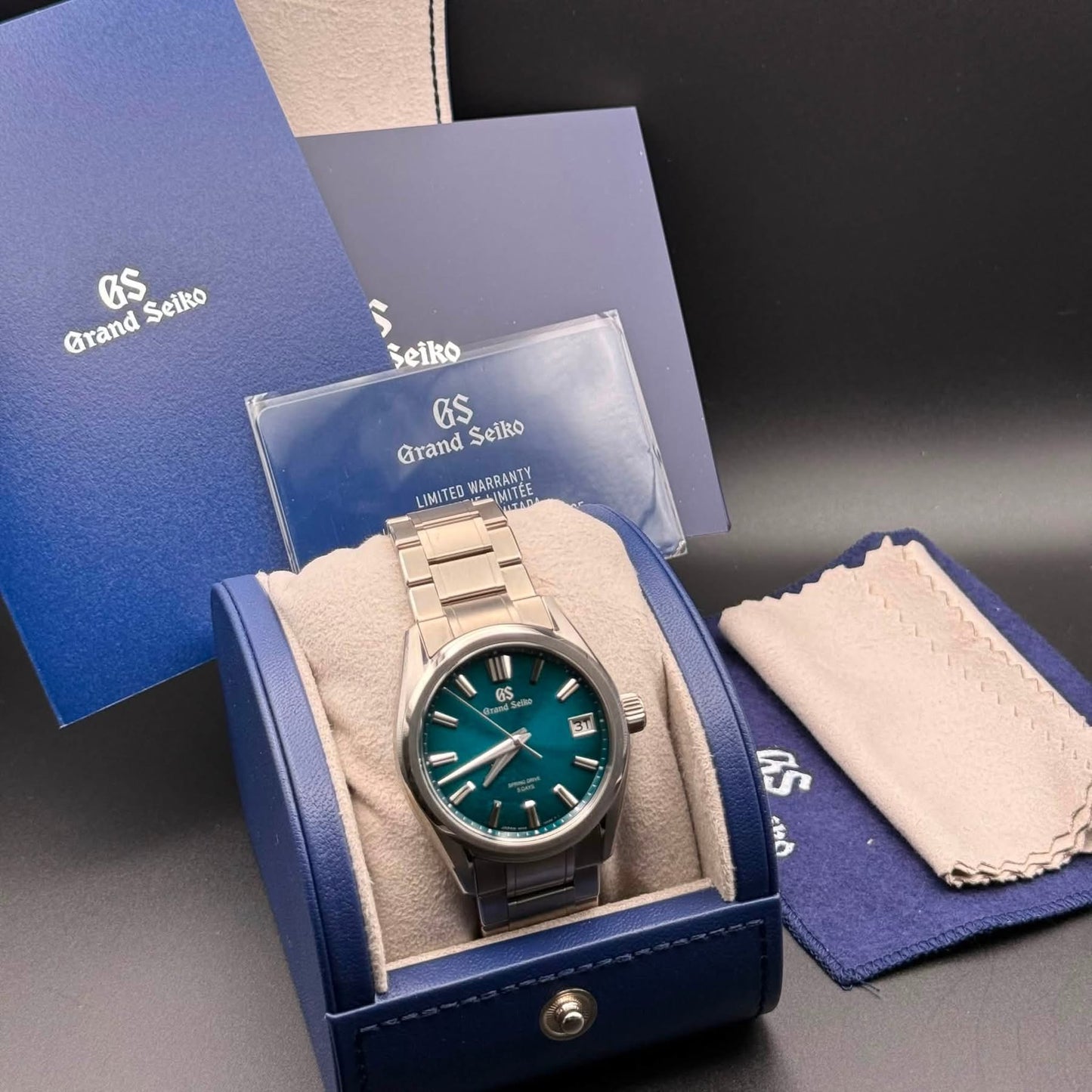 NEW Grand Seiko Spring Drive 5days Atera Blue SLGA025