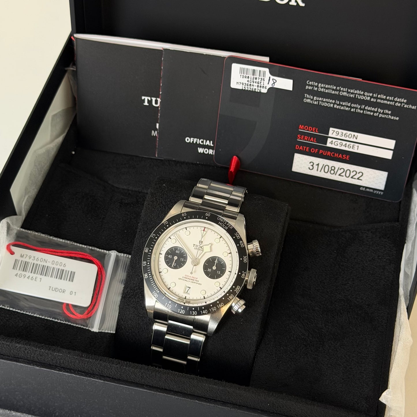 Tudor Chronograph Panda 79360N