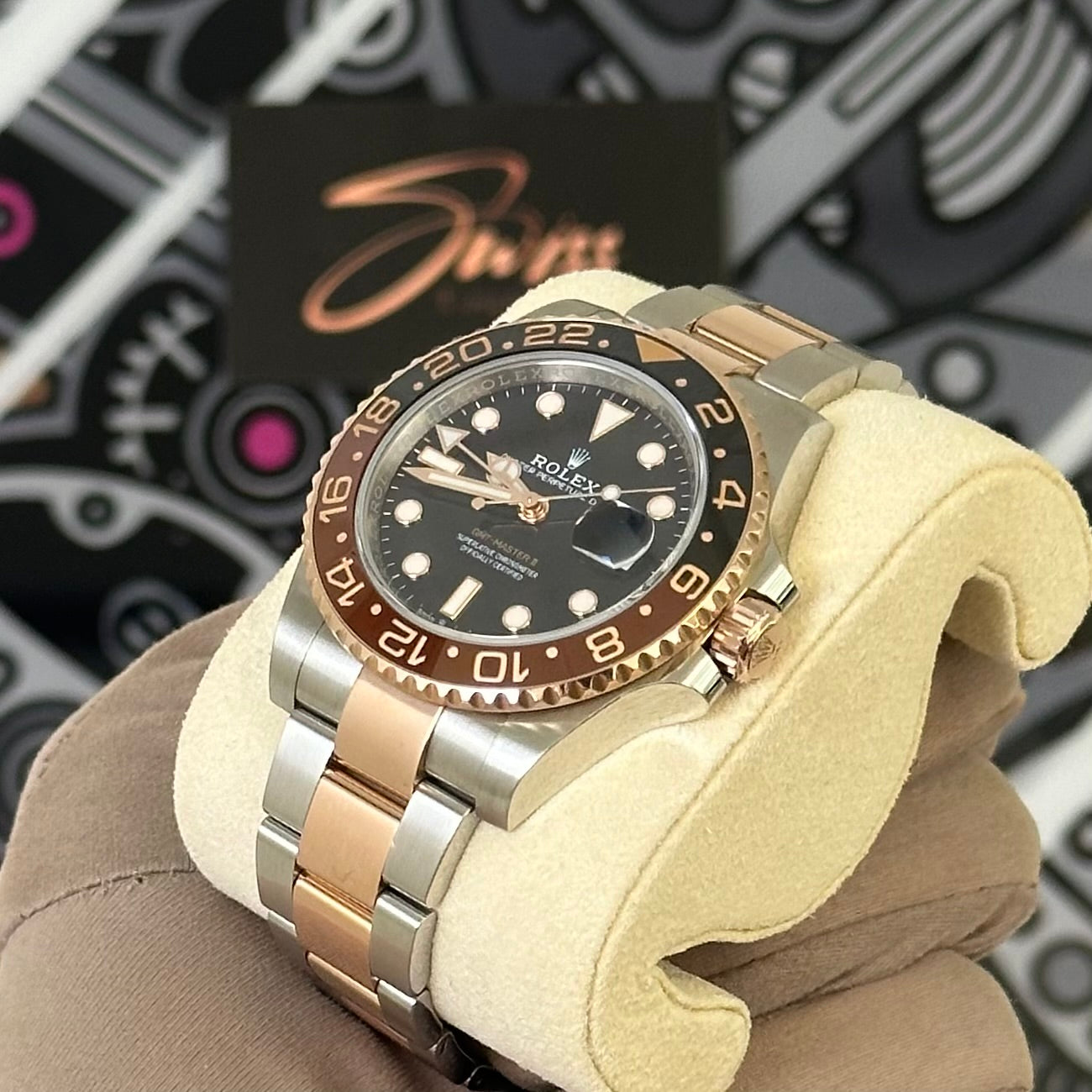 Rolex GMT Two Tone Rootbeer 126711CHNR