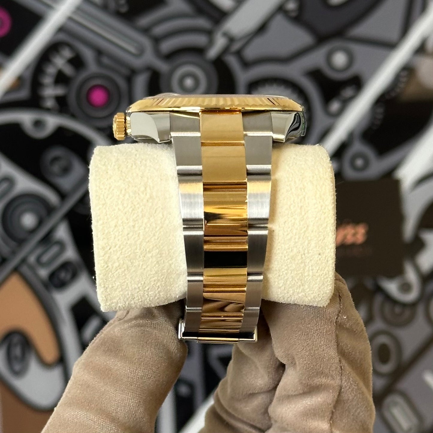 Rolex DJ41 Two Tone Fluted Wimbledon 126333