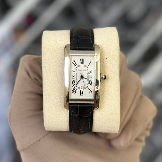 Cartier Tank Americaine 1741 White Gold