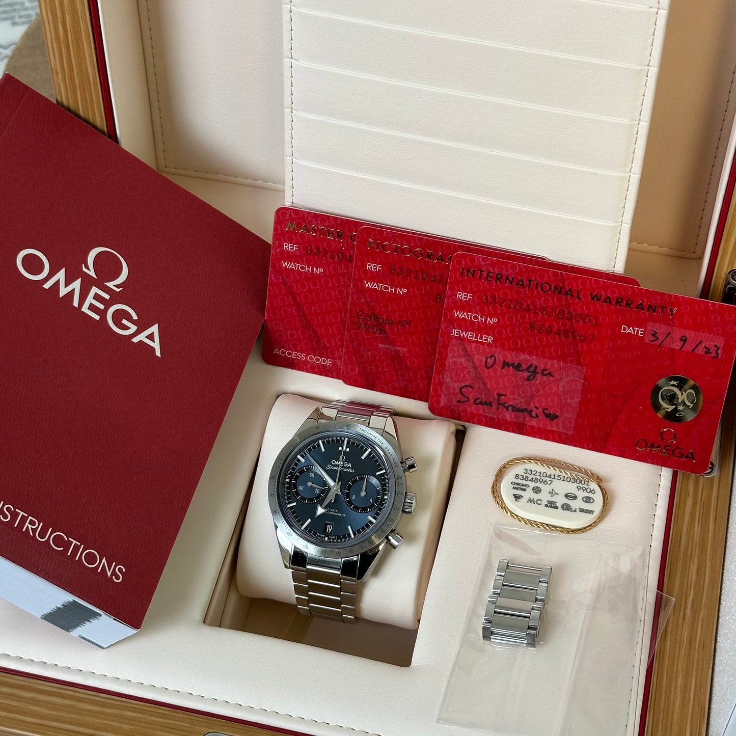 Omega Speedmaster ‘57 Blue Dial 332.10.41.51.03.001