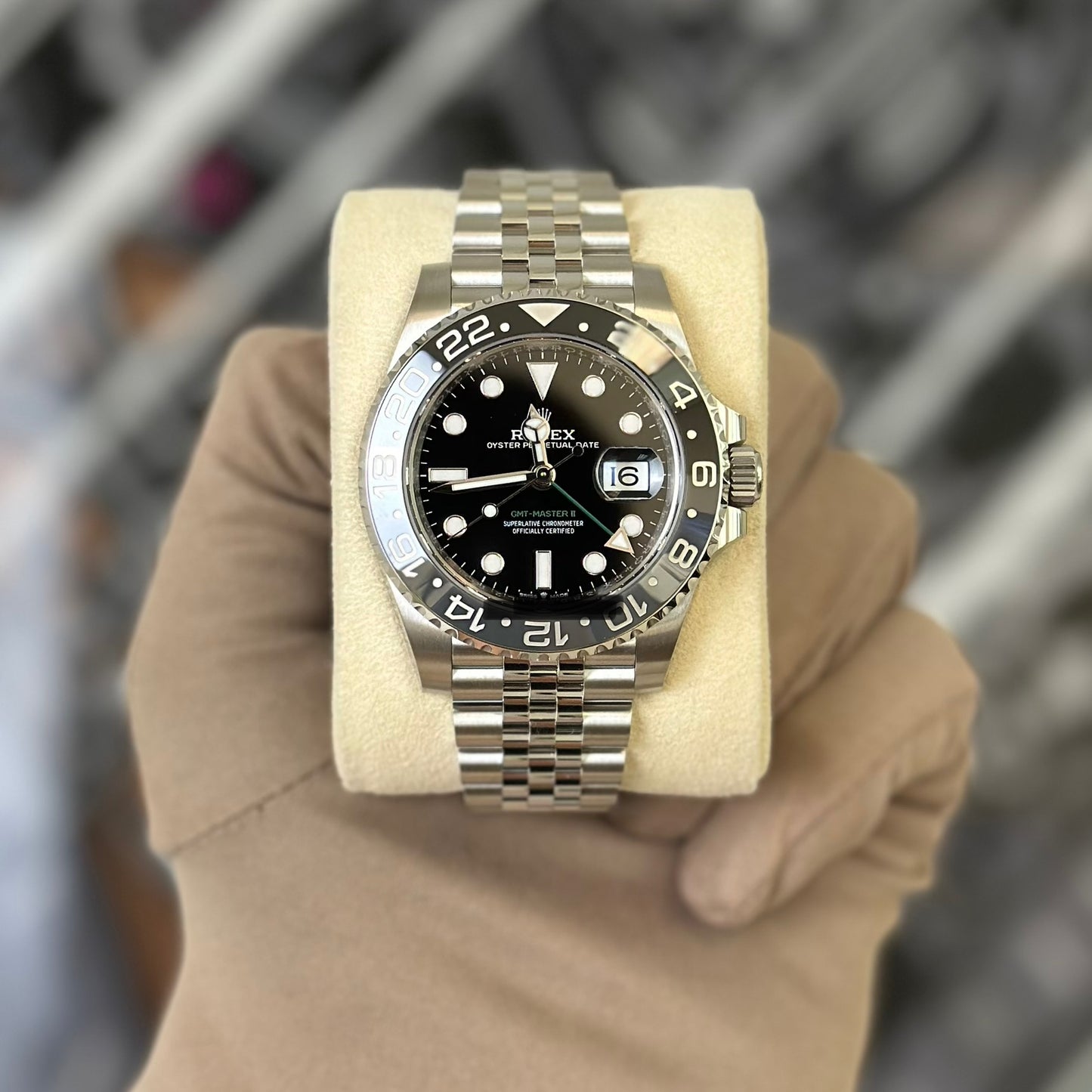 Rolex Bruce Wayne GMT Jubilee 126710GRNR