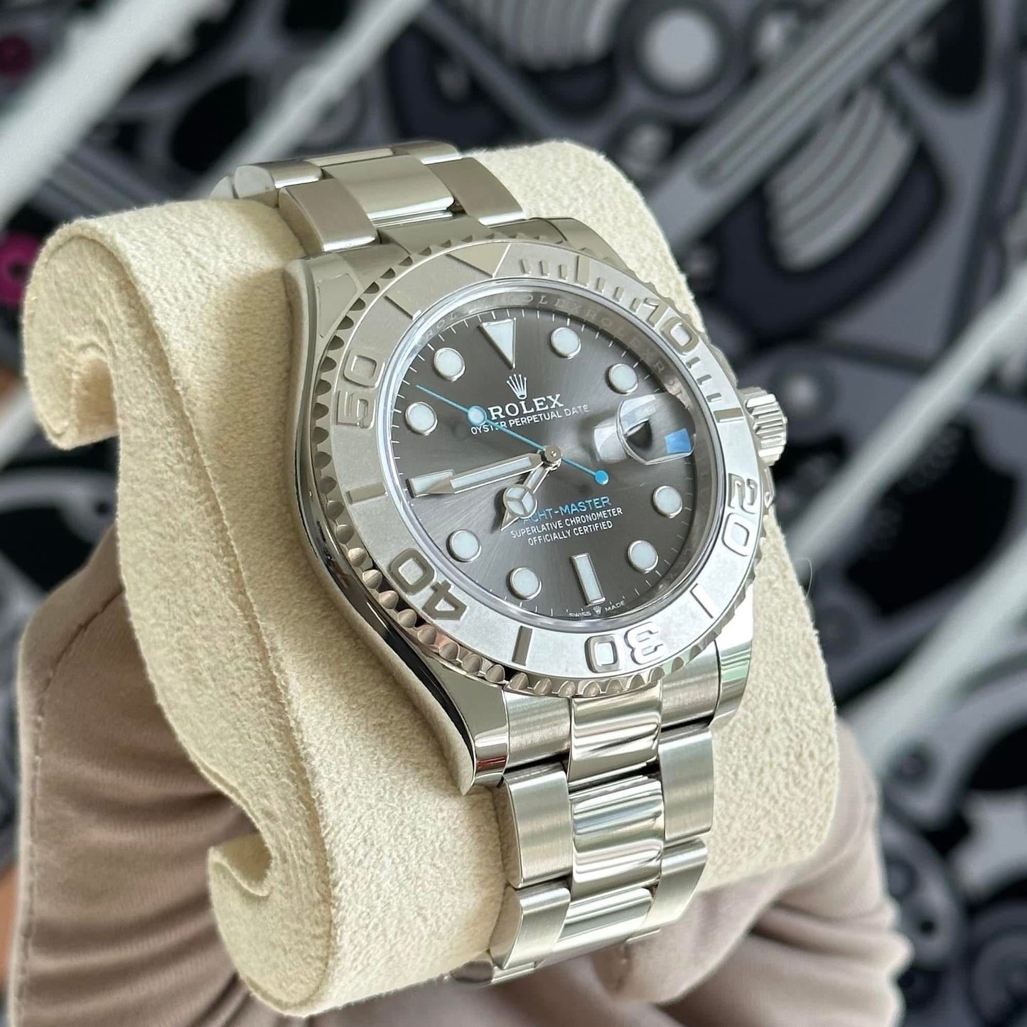 Rolex Yachtmaster Rhodium Dial 126622