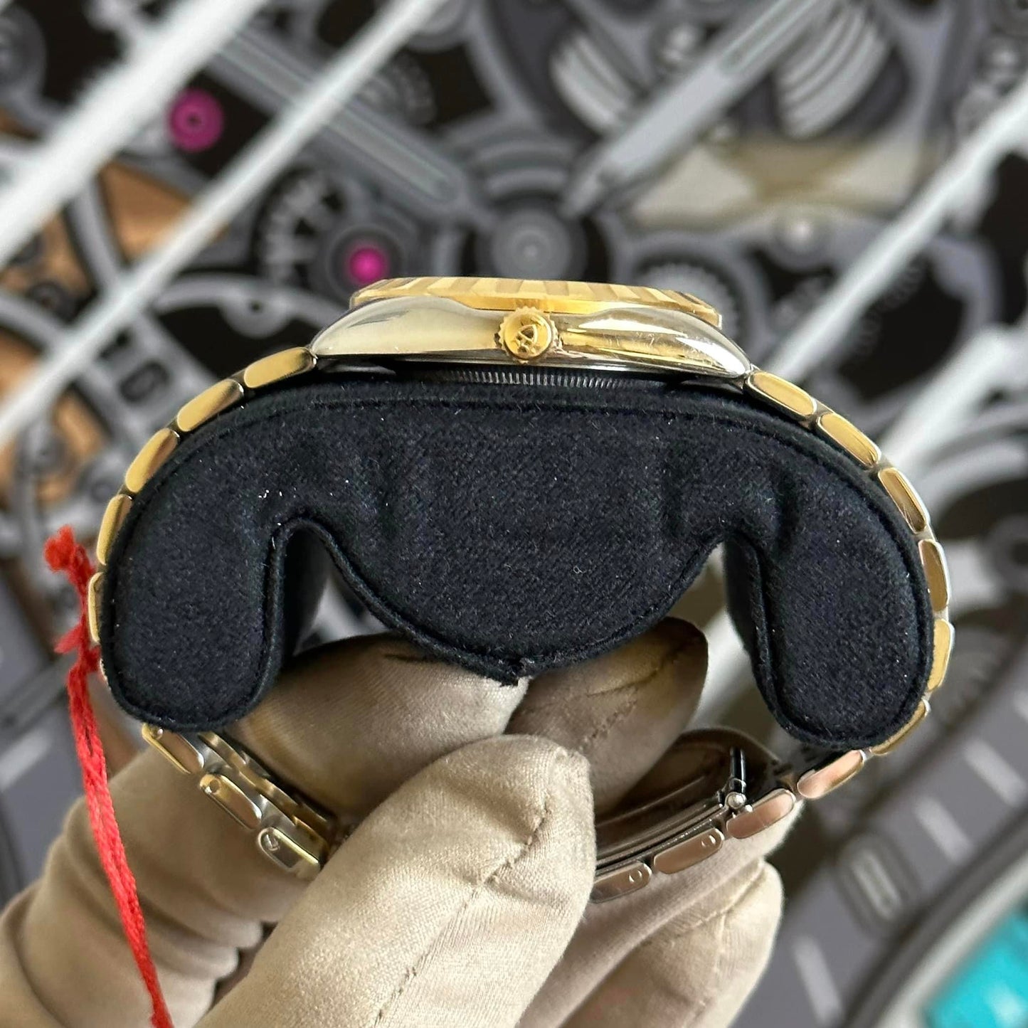 Tudor Classic Gold Diamond Dial 21013