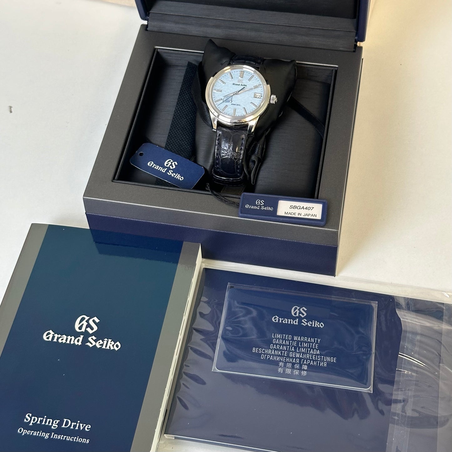 Grand Seiko Spring Drive Skyflake SBGA407