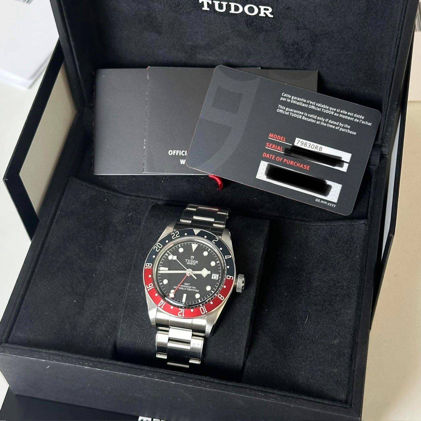 NEW Tudor Black Bay Pepsi Black Dial 79830RB