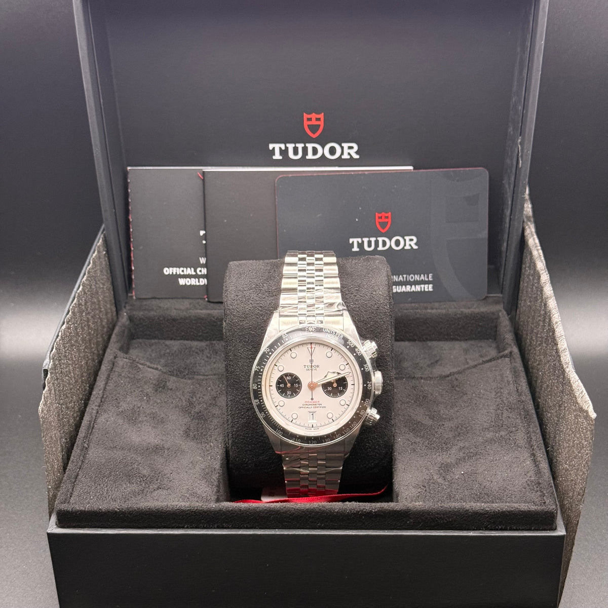 NEW Tudor Black Bay Chrono Panda 79360N