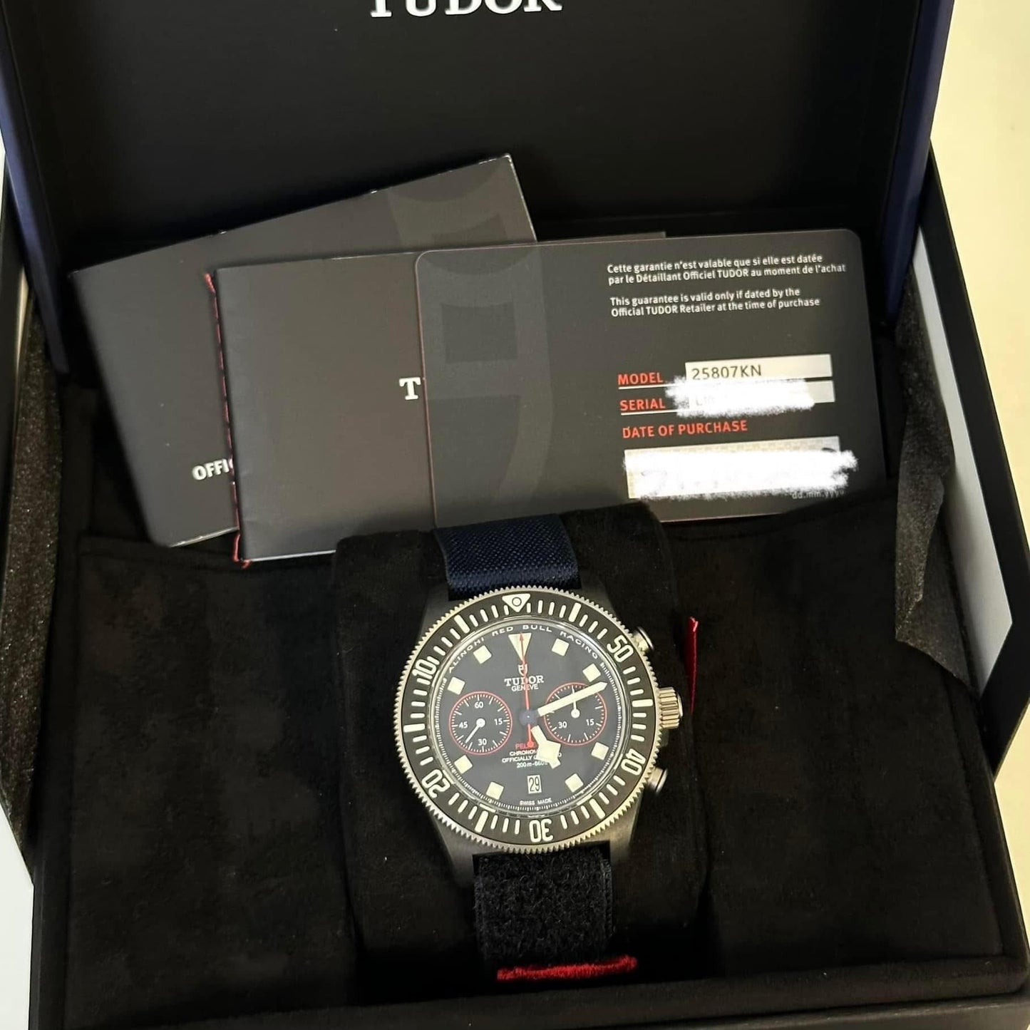 NEW Tudor FXD Chrono Alinghi Red Bull Racing 25807KN 2025