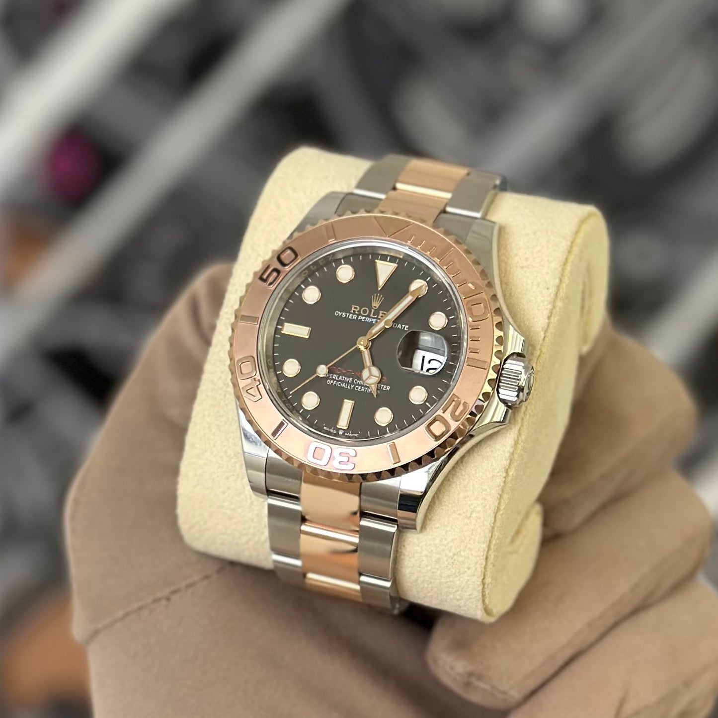 Rolex Yachtmaster Two Tone Black Dial 126621