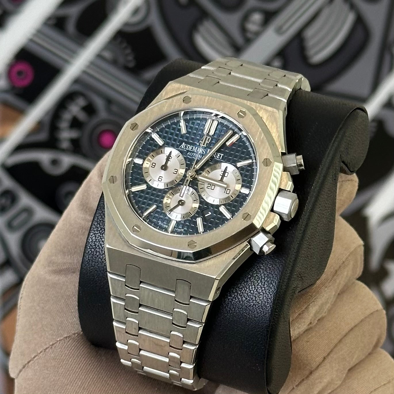 Audemars Piguet Royal Oak Chronograph 41mm Blue Dial 26331ST.OO.1220ST.01