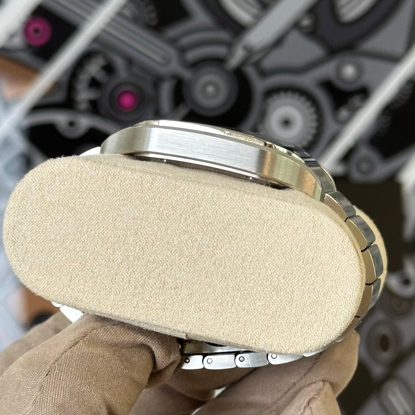 Cartier Santos Large Blue Dial WSSA0030