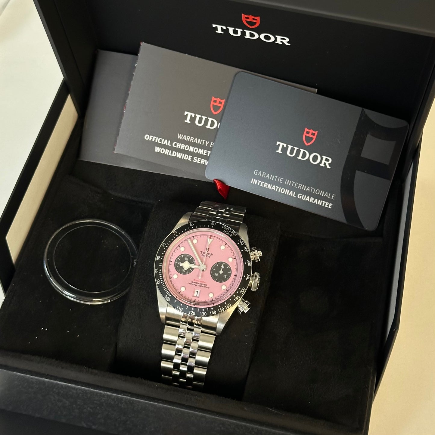 Tudor Black Bay Chrono Pink 79360N