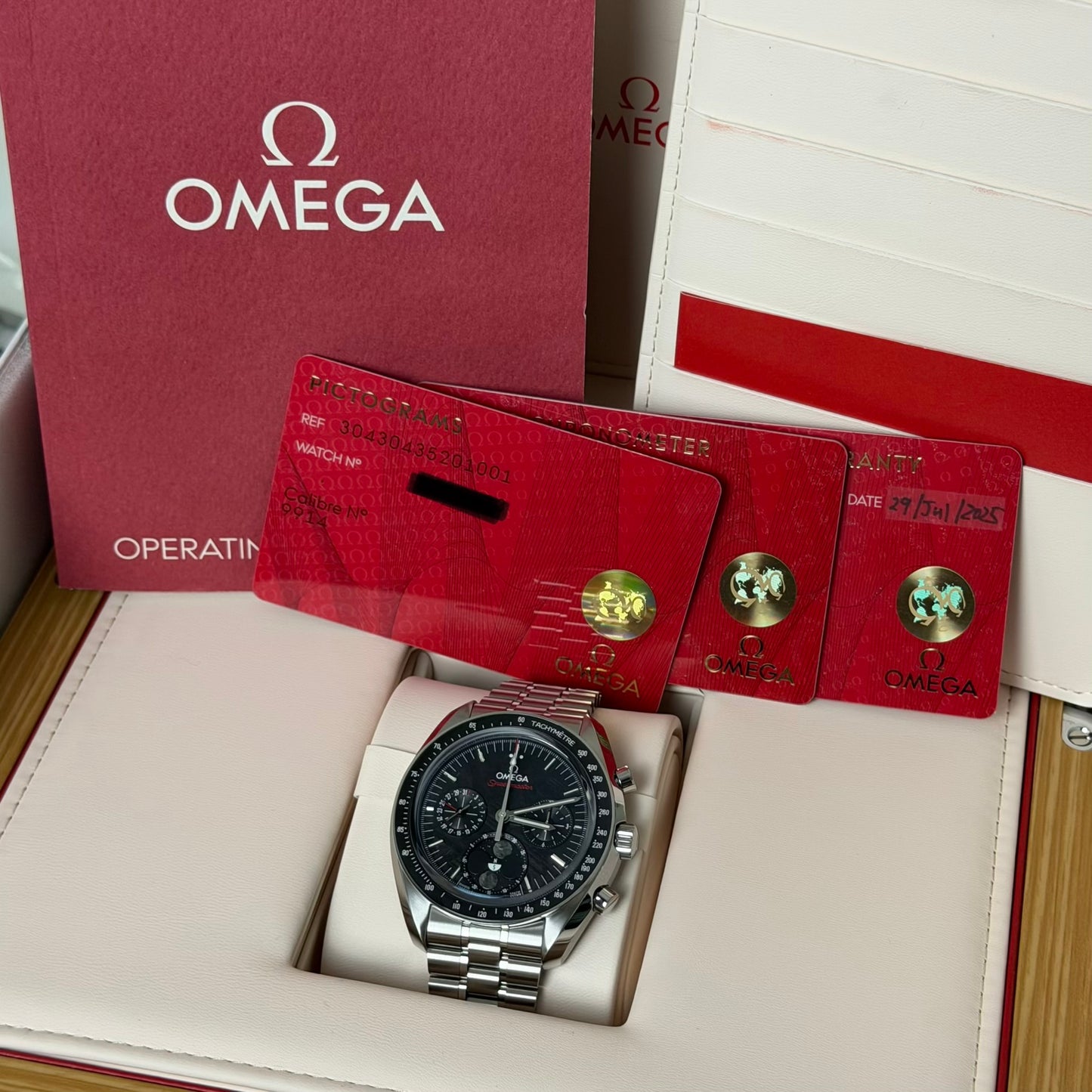 Omega Speedmaster Moonphase Meteorite 304.30.43.52.01.001