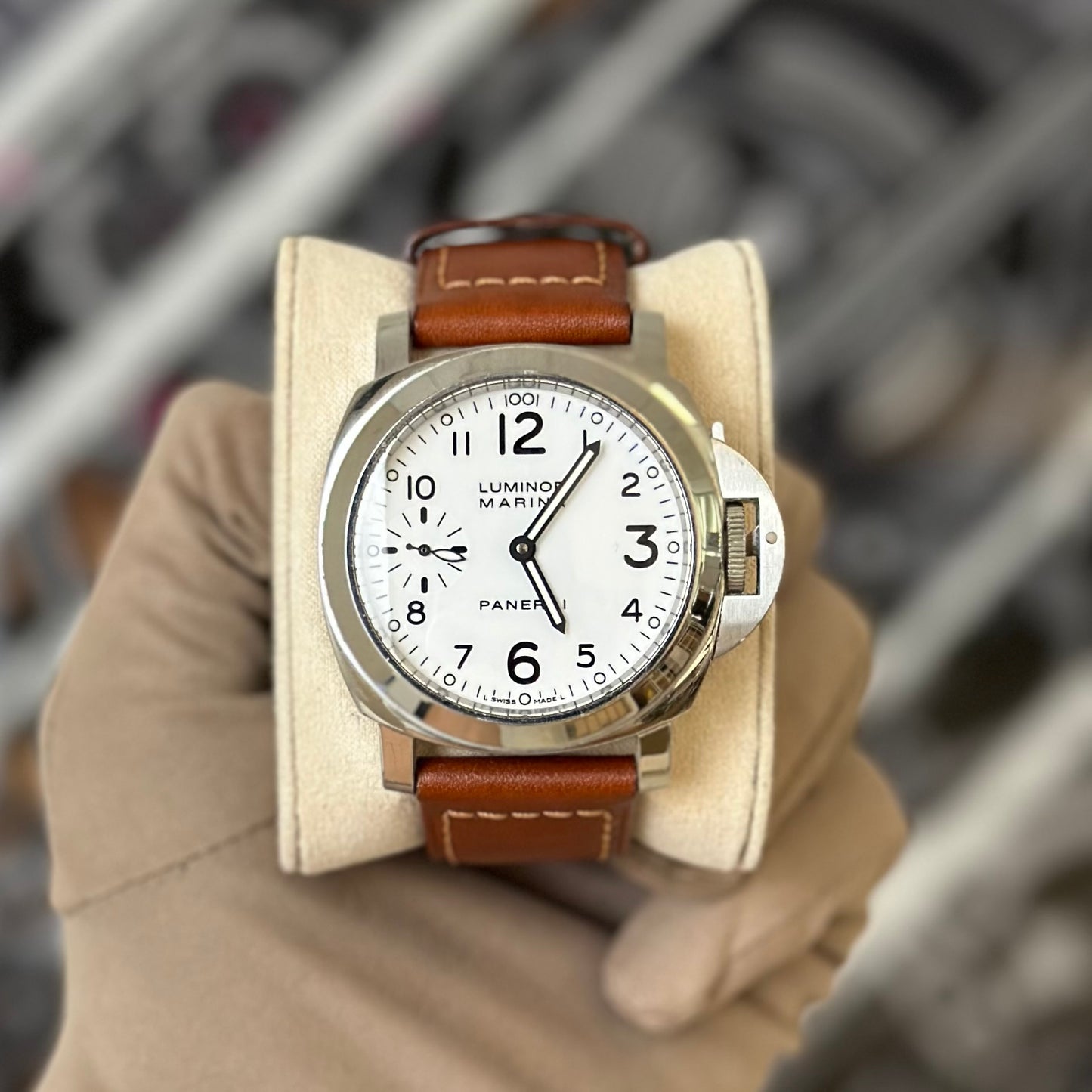 Panerai Luminor Marina White Dial PAM00113