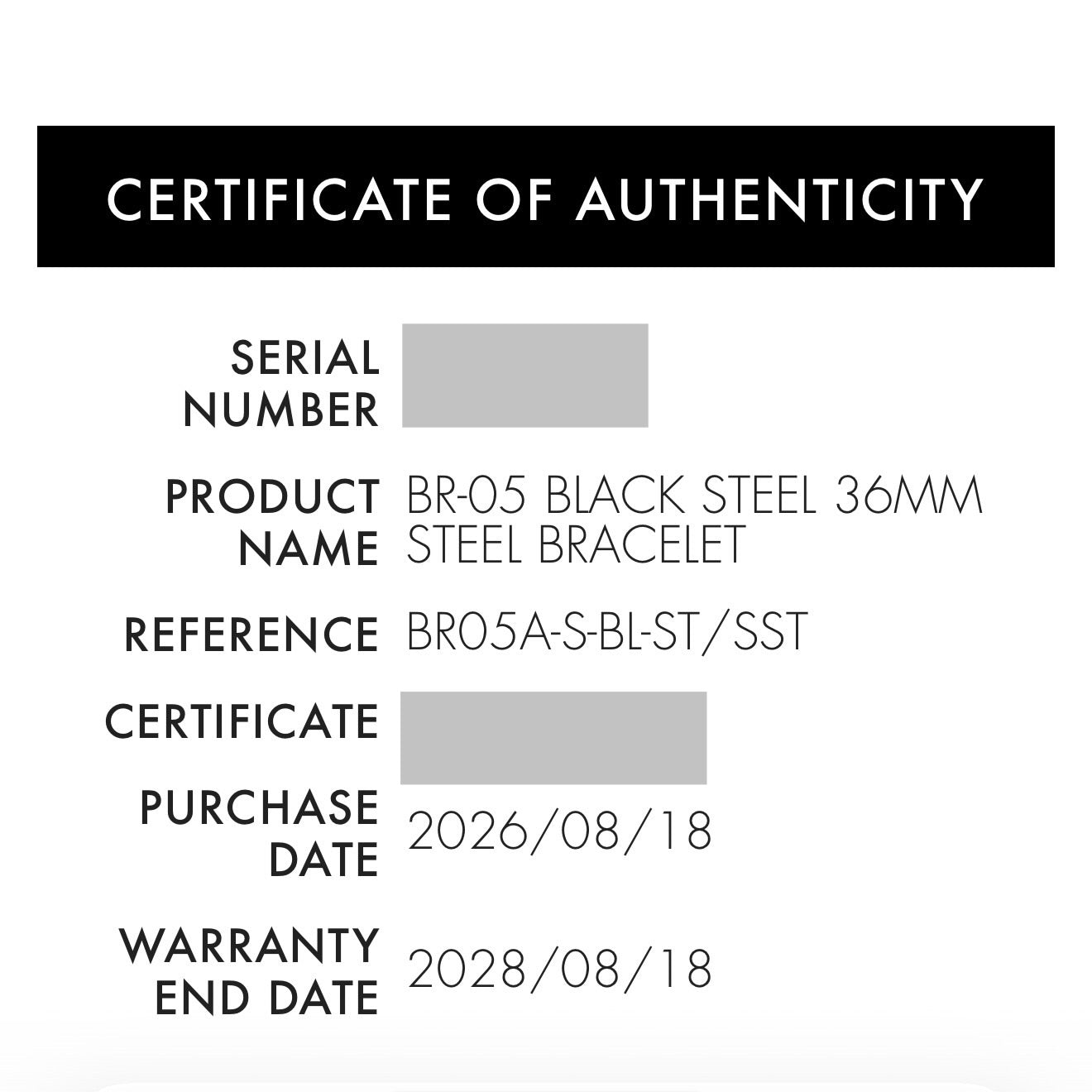 NEW Bell & Ross BR-05 Black Steel BR05A-S-BL-ST/SST