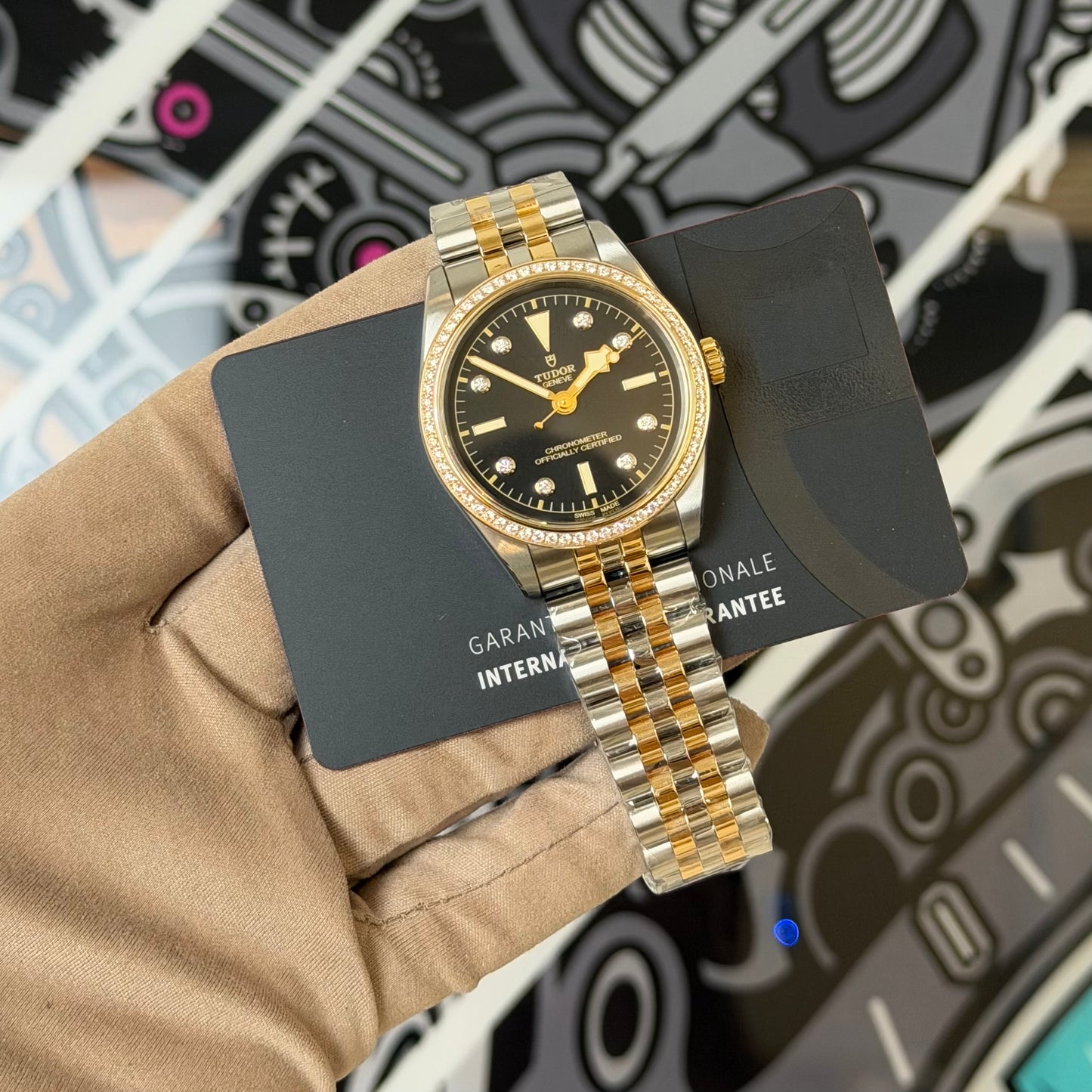 NEW Tudor Black Bay 36 S&G Diamond 79653