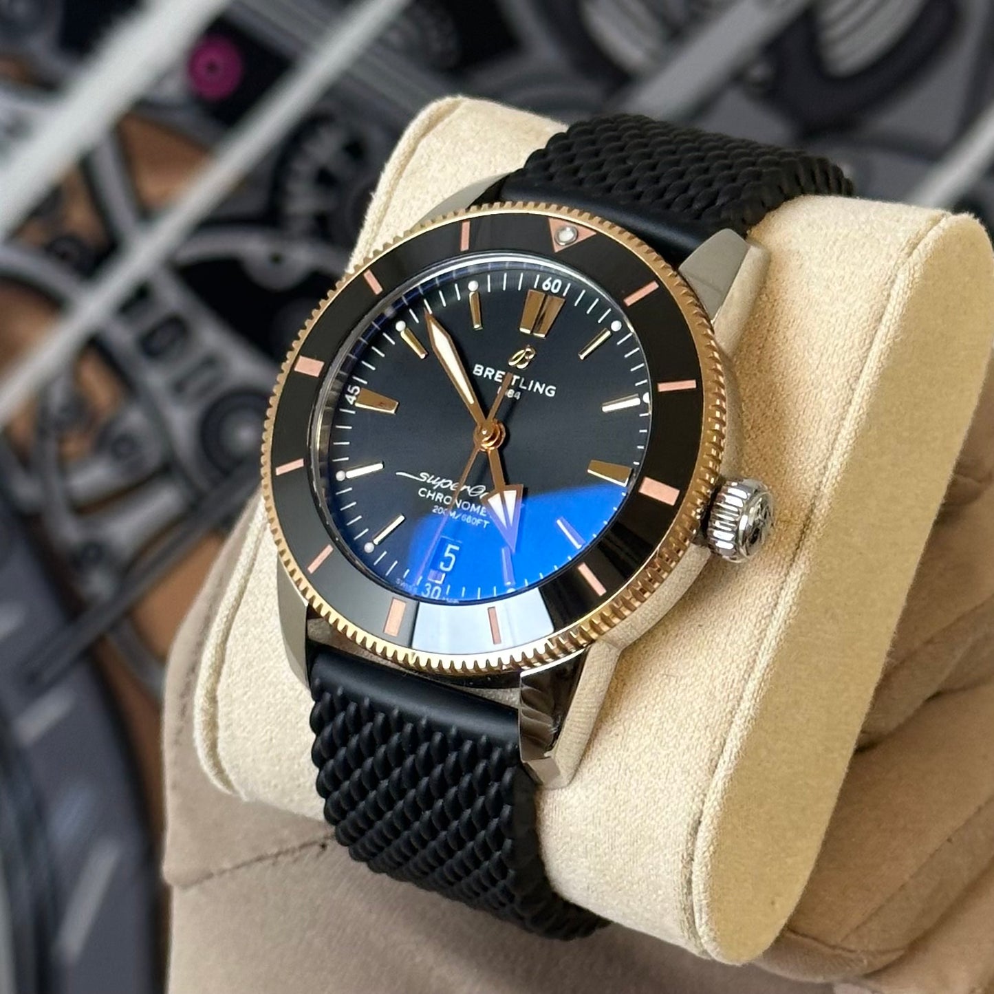 Breitling SuperOcean Heritage 18K Red Gold UB2030