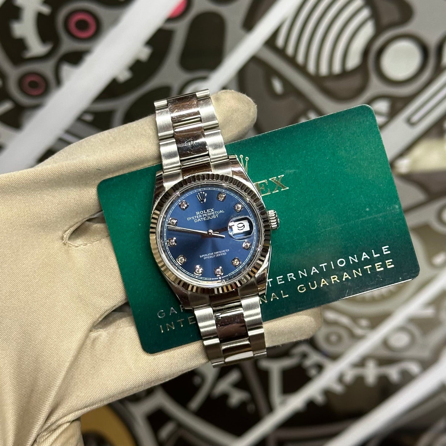 Rolex Datejust 36 Blue Diamond Dial 126234