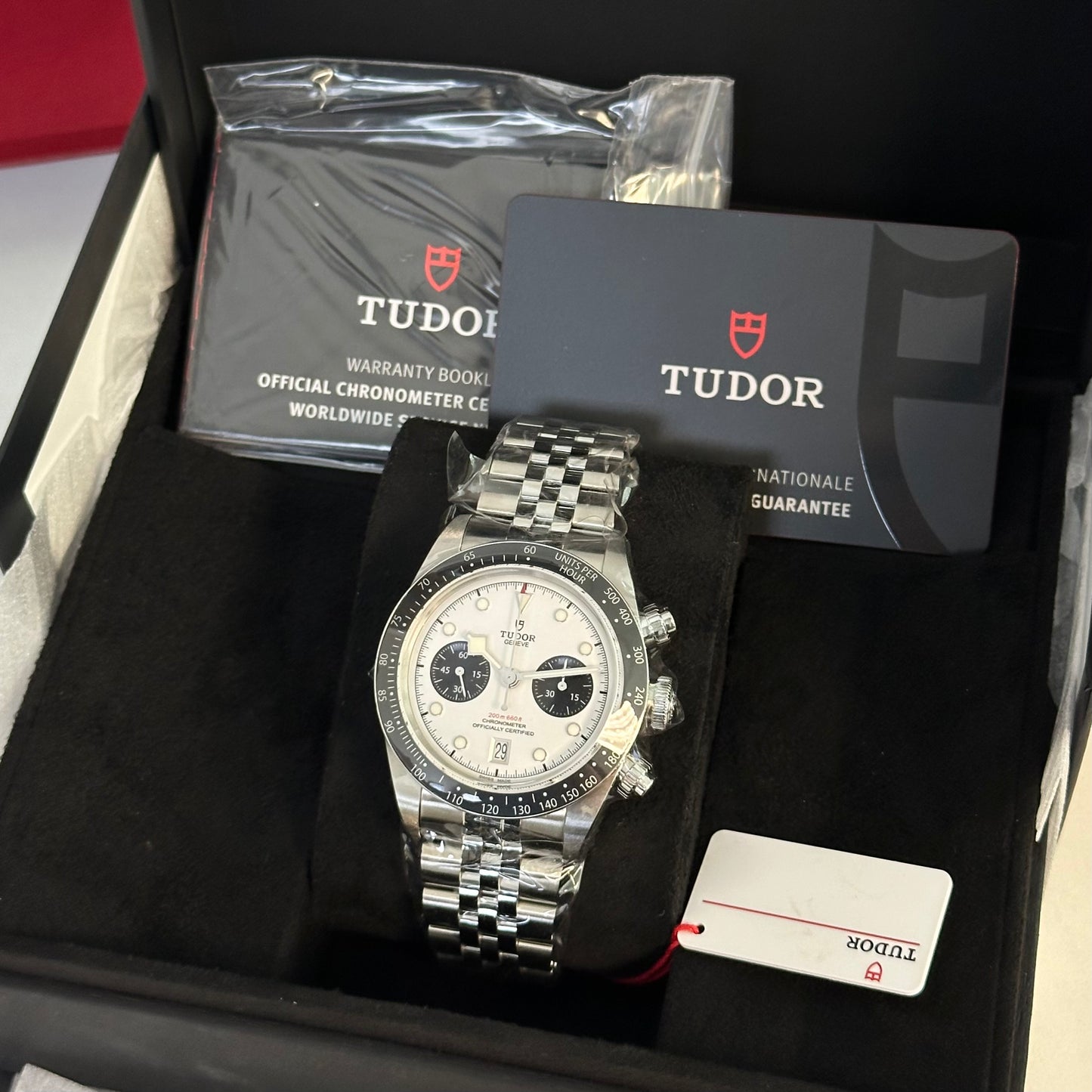 NEW Tudor Black Bay Chrono Panda Jubilee 79360N