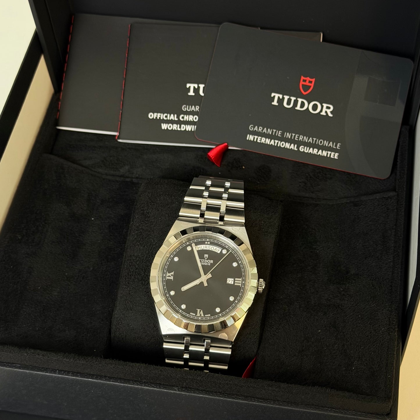 NEW Tudor Royal Black Diamond 41mm 28600